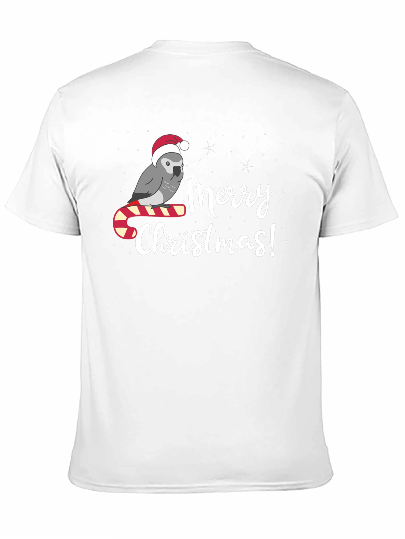 Festive Parrot Merry Christmas T-Shirt