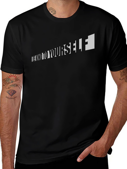 Be Kind to Yourself Graphic Black T-Shirt