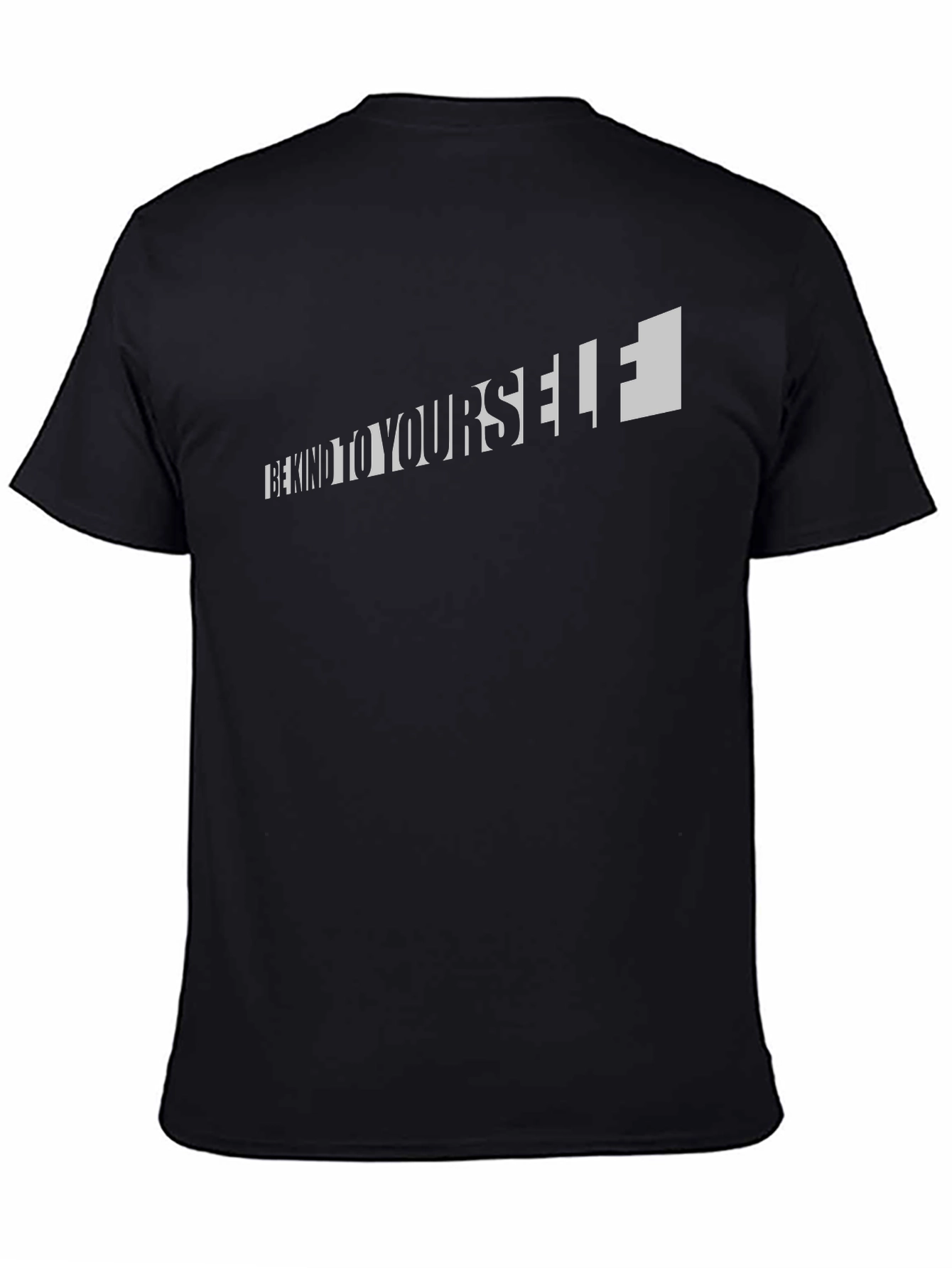 Be Kind to Yourself Graphic Black T-Shirt