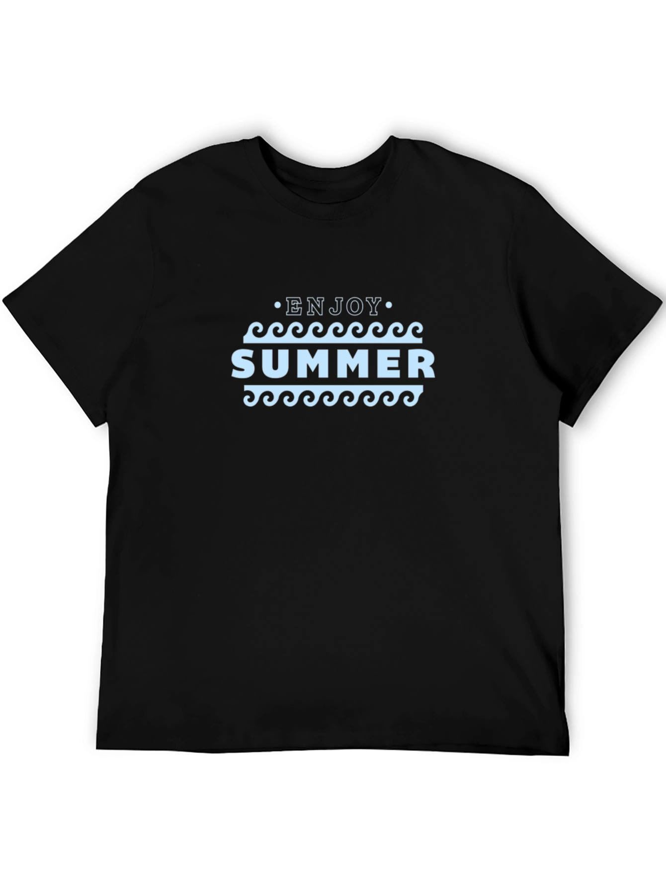 Enjoy Summer Black T-Shirt