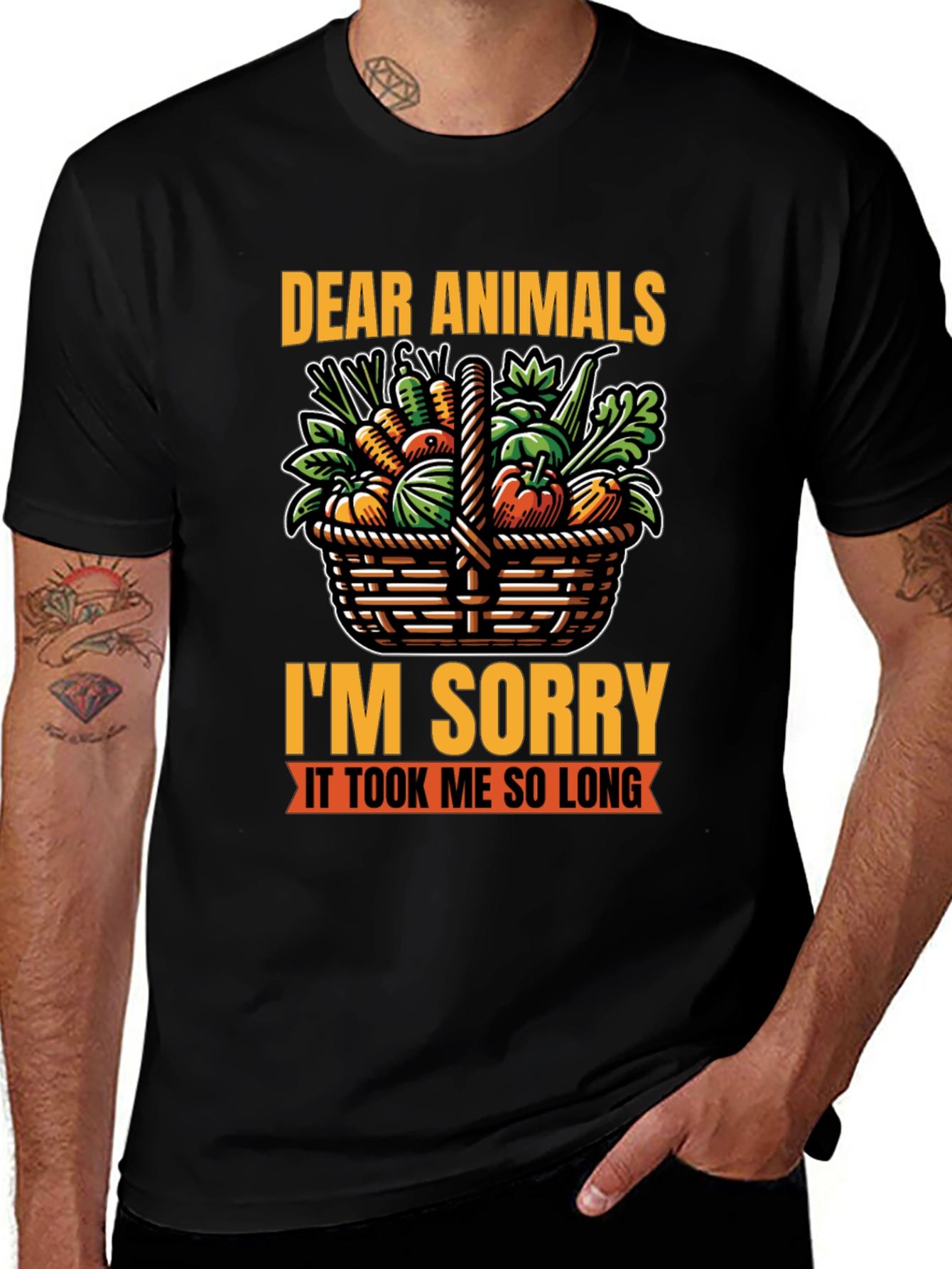 Vegan Sorry T-Shirt Animal Lover Tee
