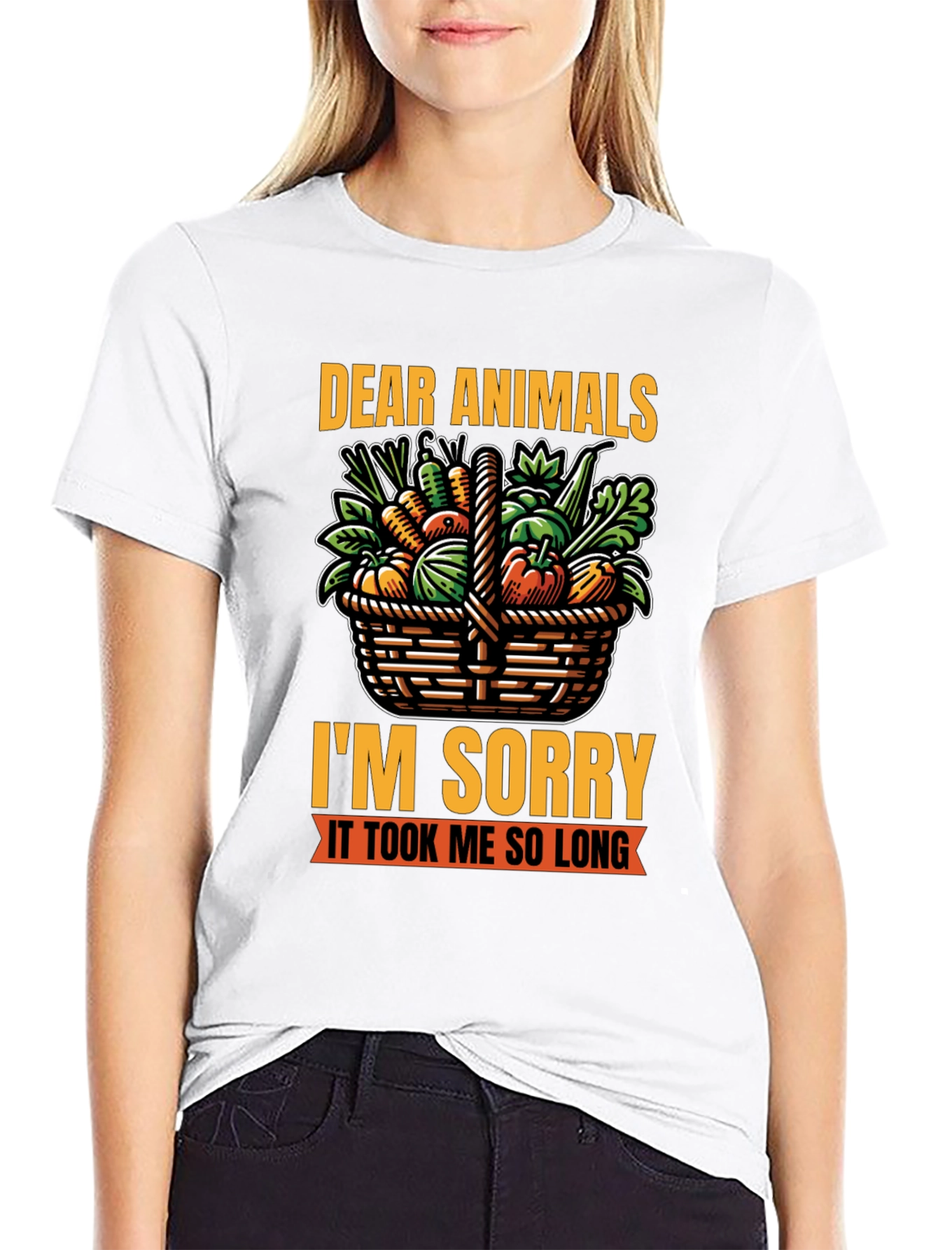 Vegan Sorry T-Shirt Animal Lover Tee