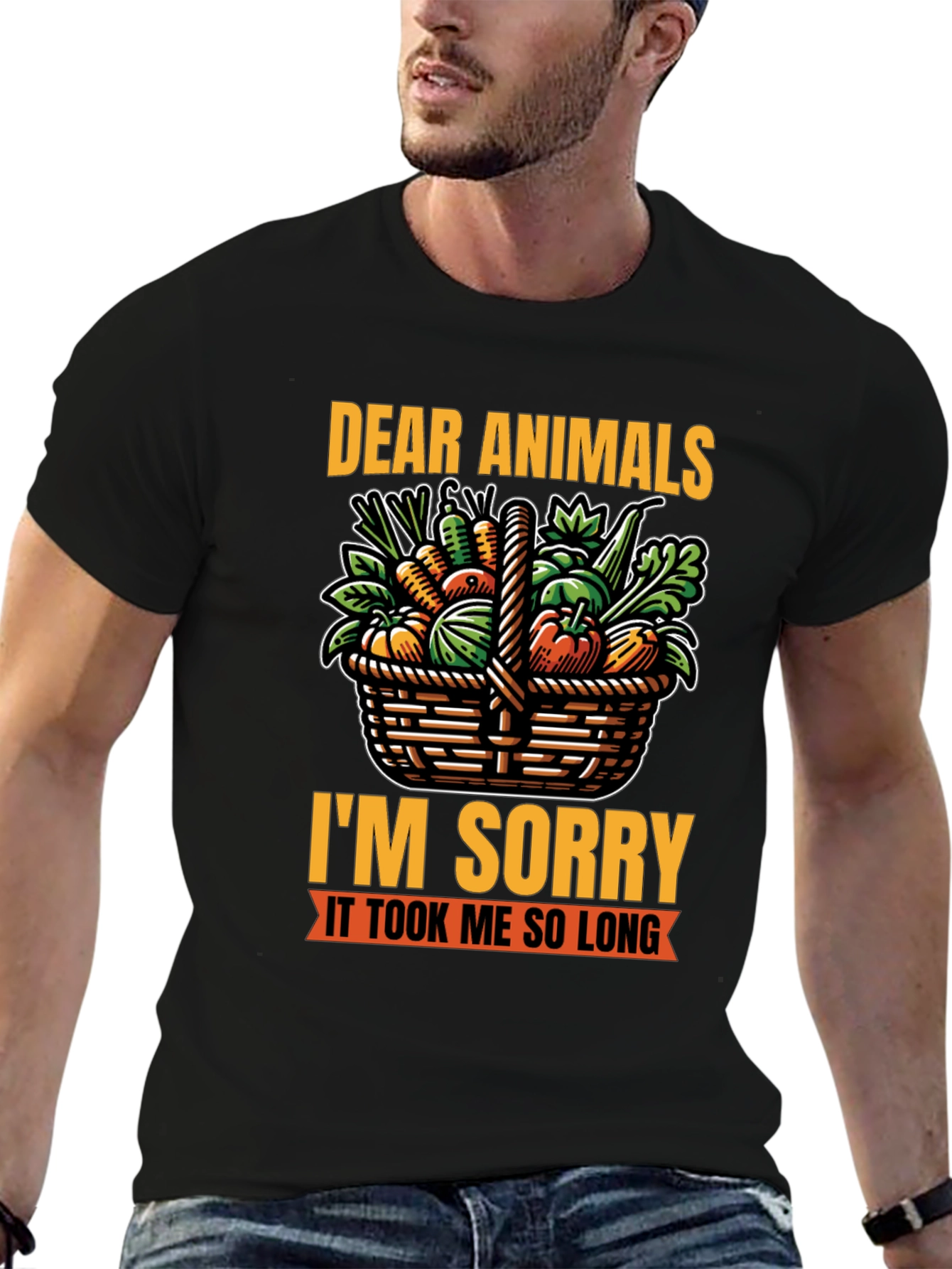 Vegan Sorry T-Shirt Animal Lover Tee