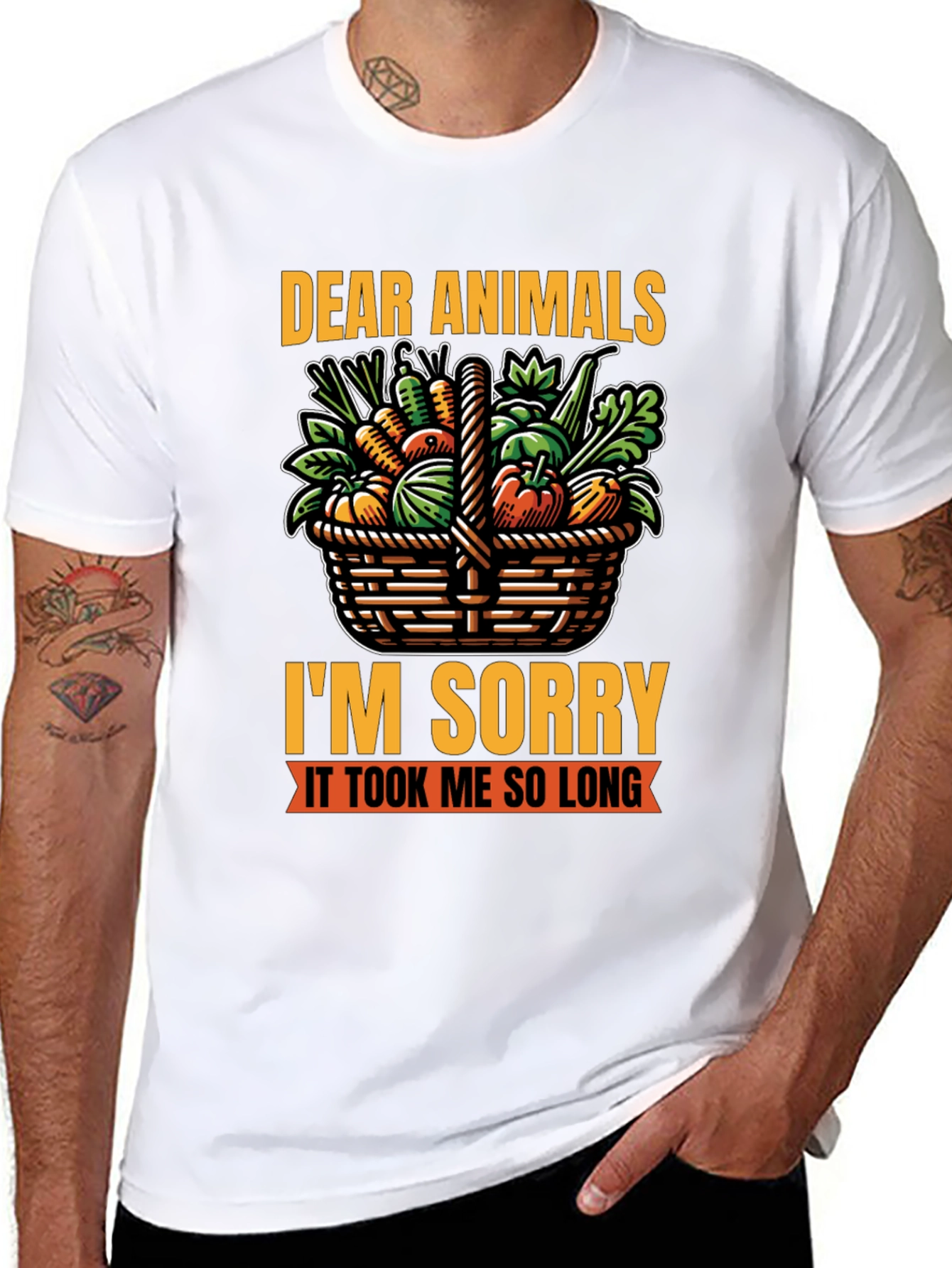 Vegan Sorry T-Shirt Animal Lover Tee
