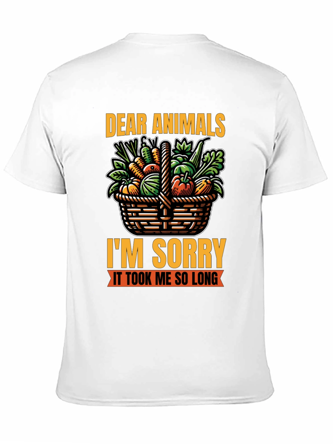 Vegan Sorry T-Shirt Animal Lover Tee