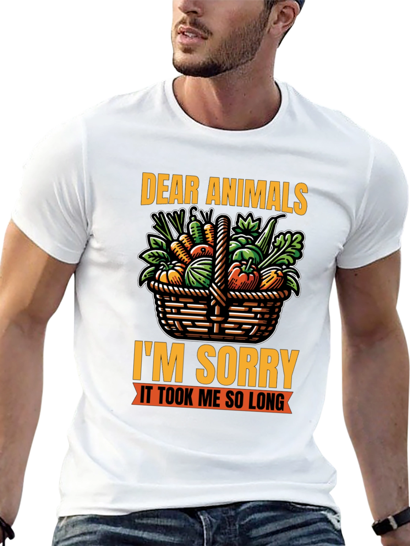 Vegan Sorry T-Shirt Animal Lover Tee