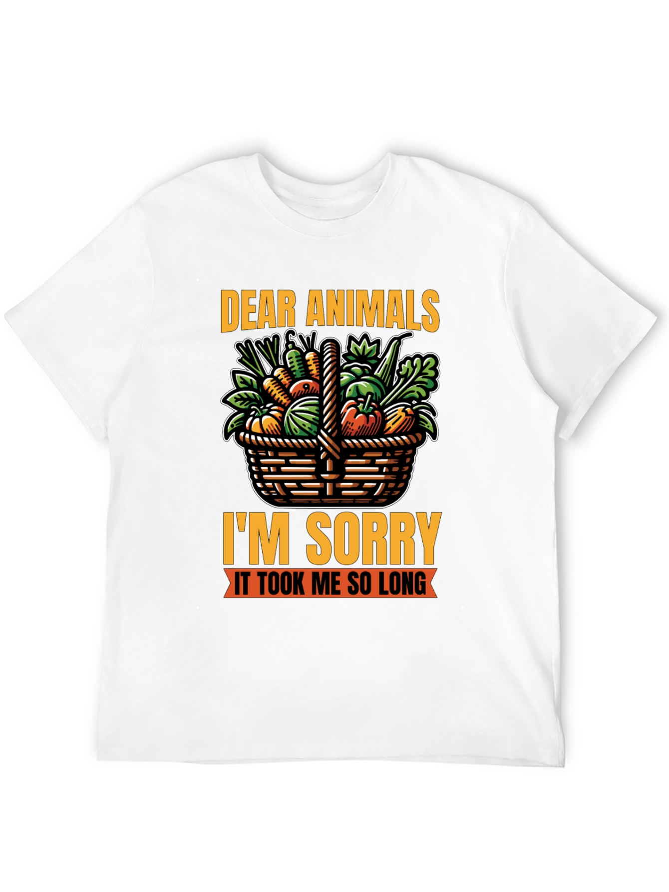 Vegan Sorry T-Shirt Animal Lover Tee