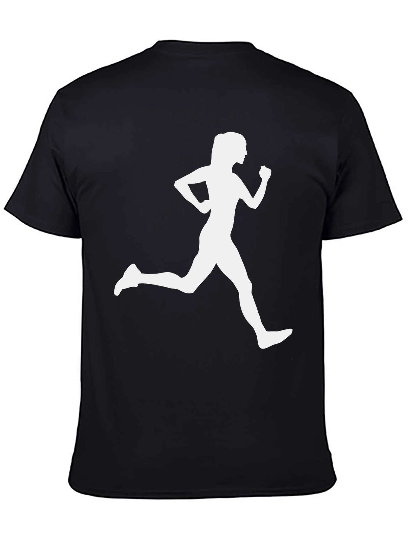 Runner Silhouette Graphic Tee - Black