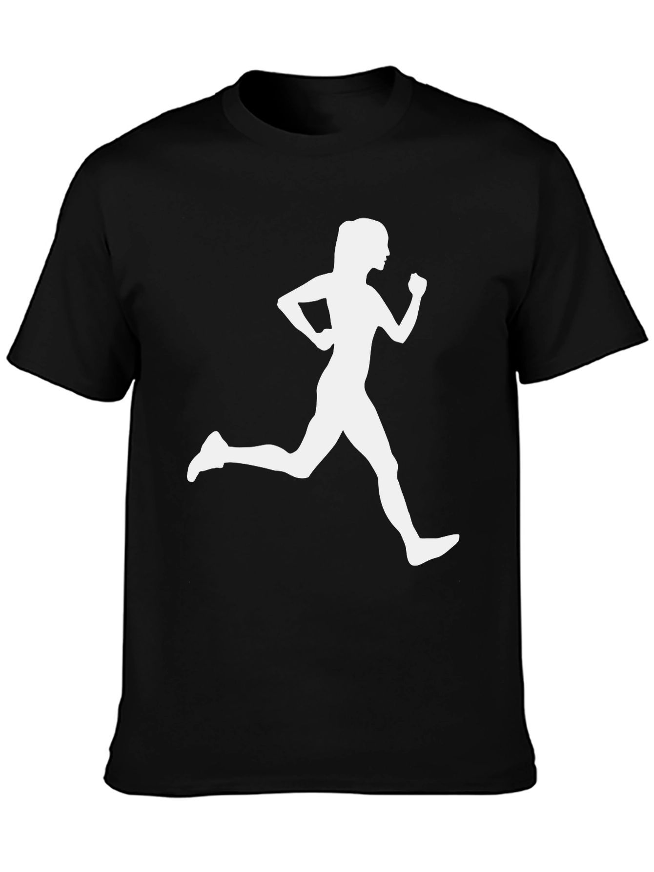 Runner Silhouette Graphic Tee - Black