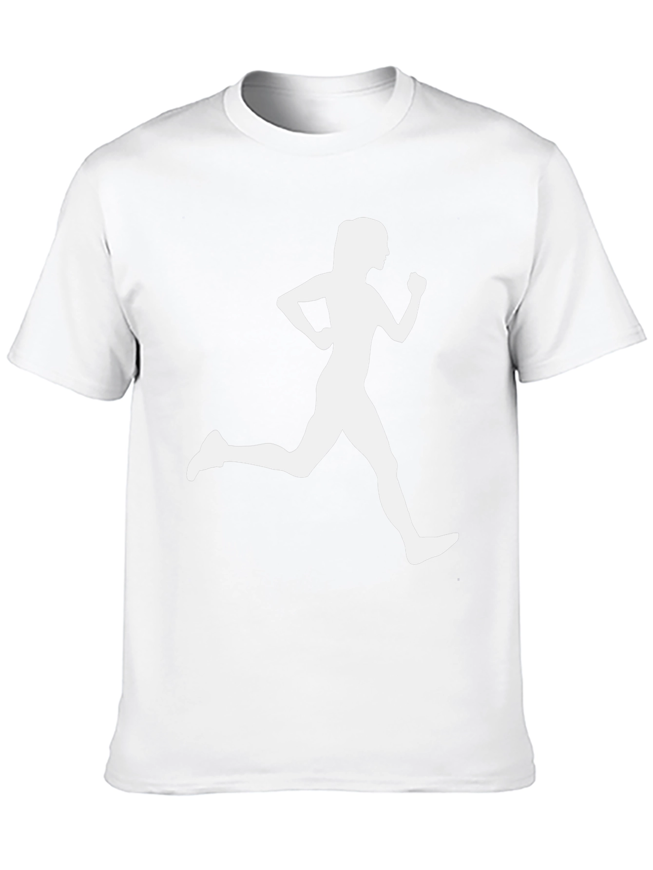 Runner Silhouette Graphic Tee - Black