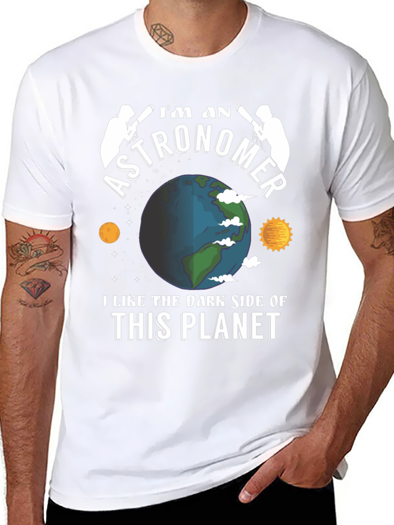 Im An Astronomer T-Shirt - Dark Side Planet Tee