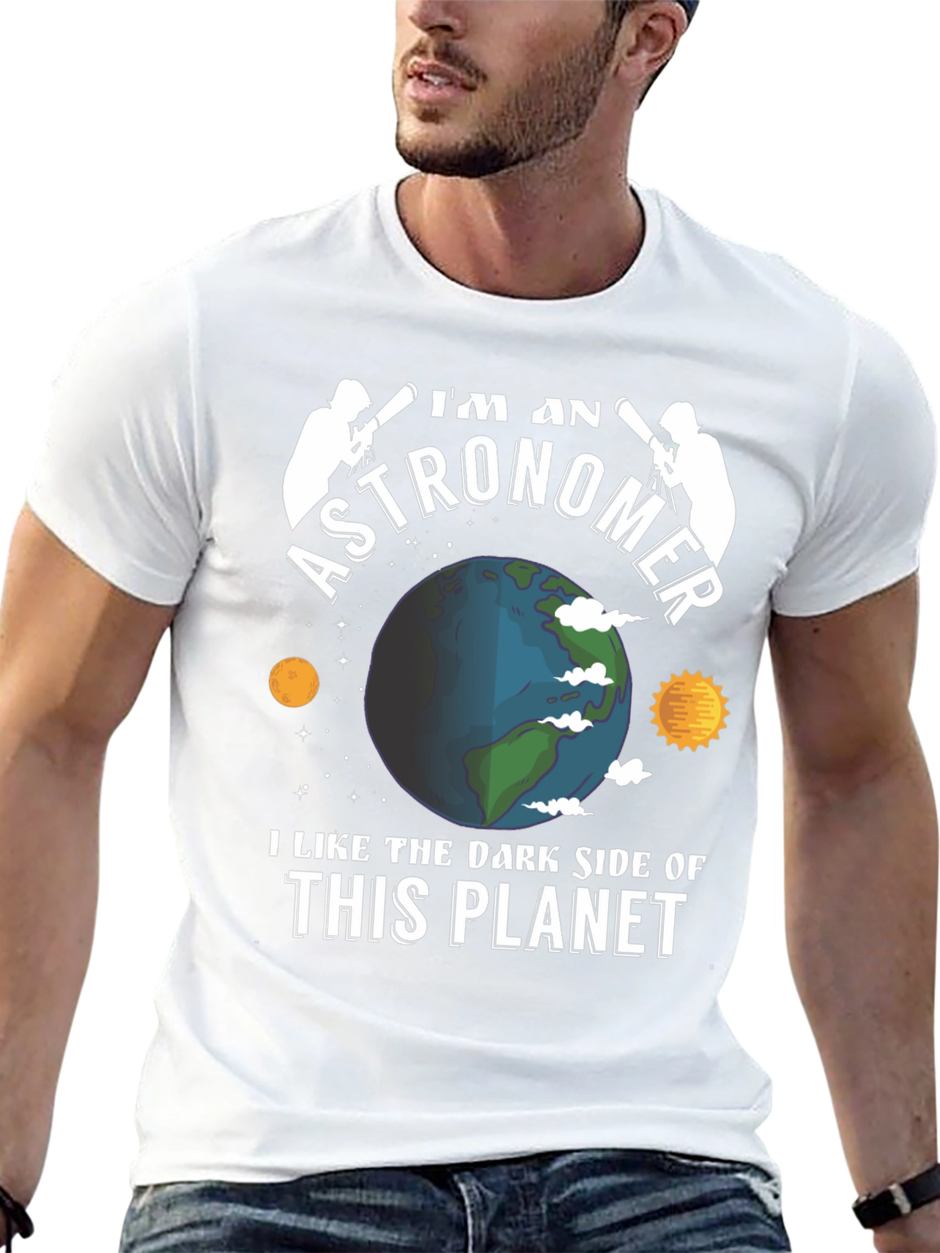 Im An Astronomer T-Shirt - Dark Side Planet Tee