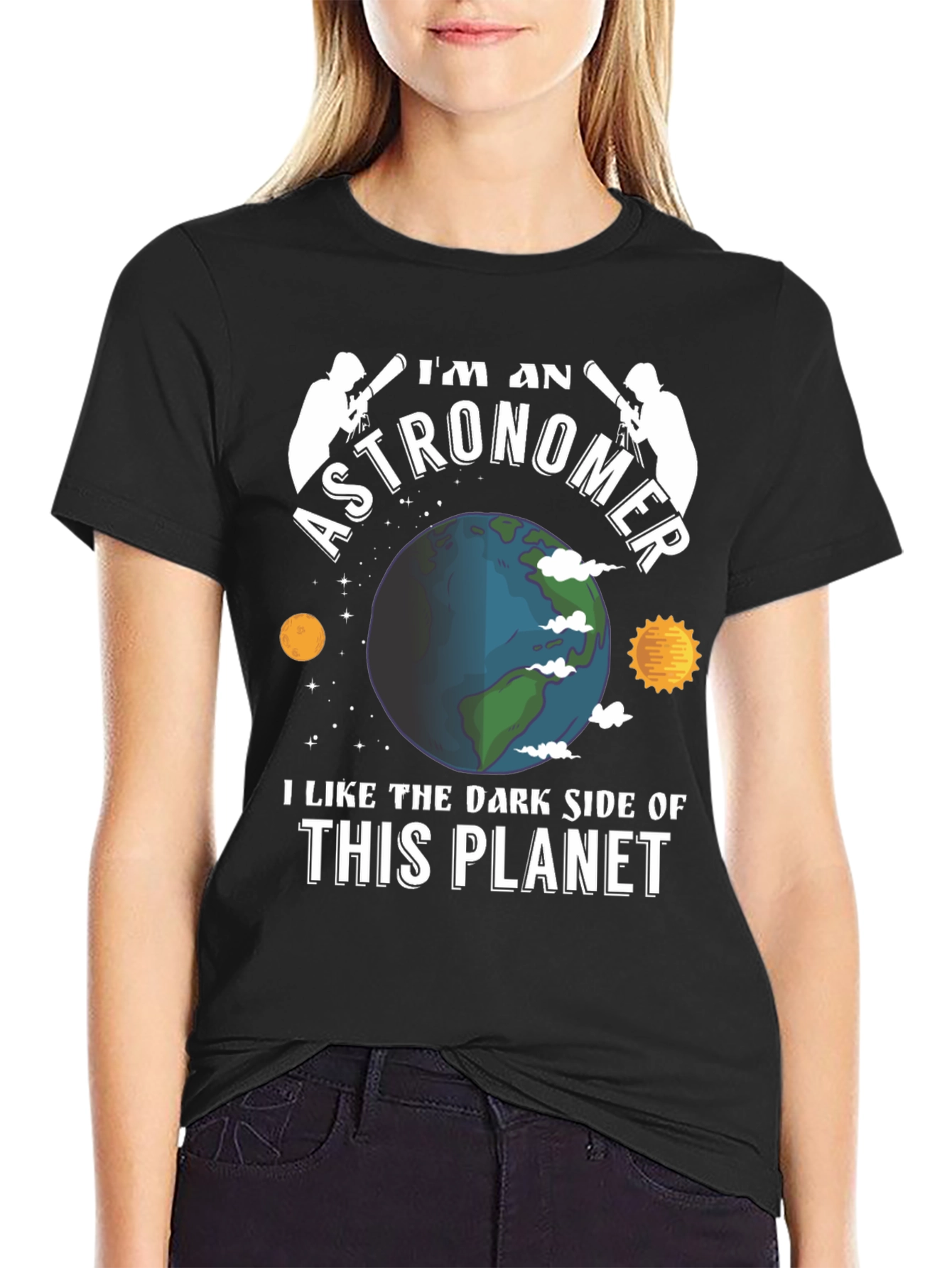 Im An Astronomer T-Shirt - Dark Side Planet Tee