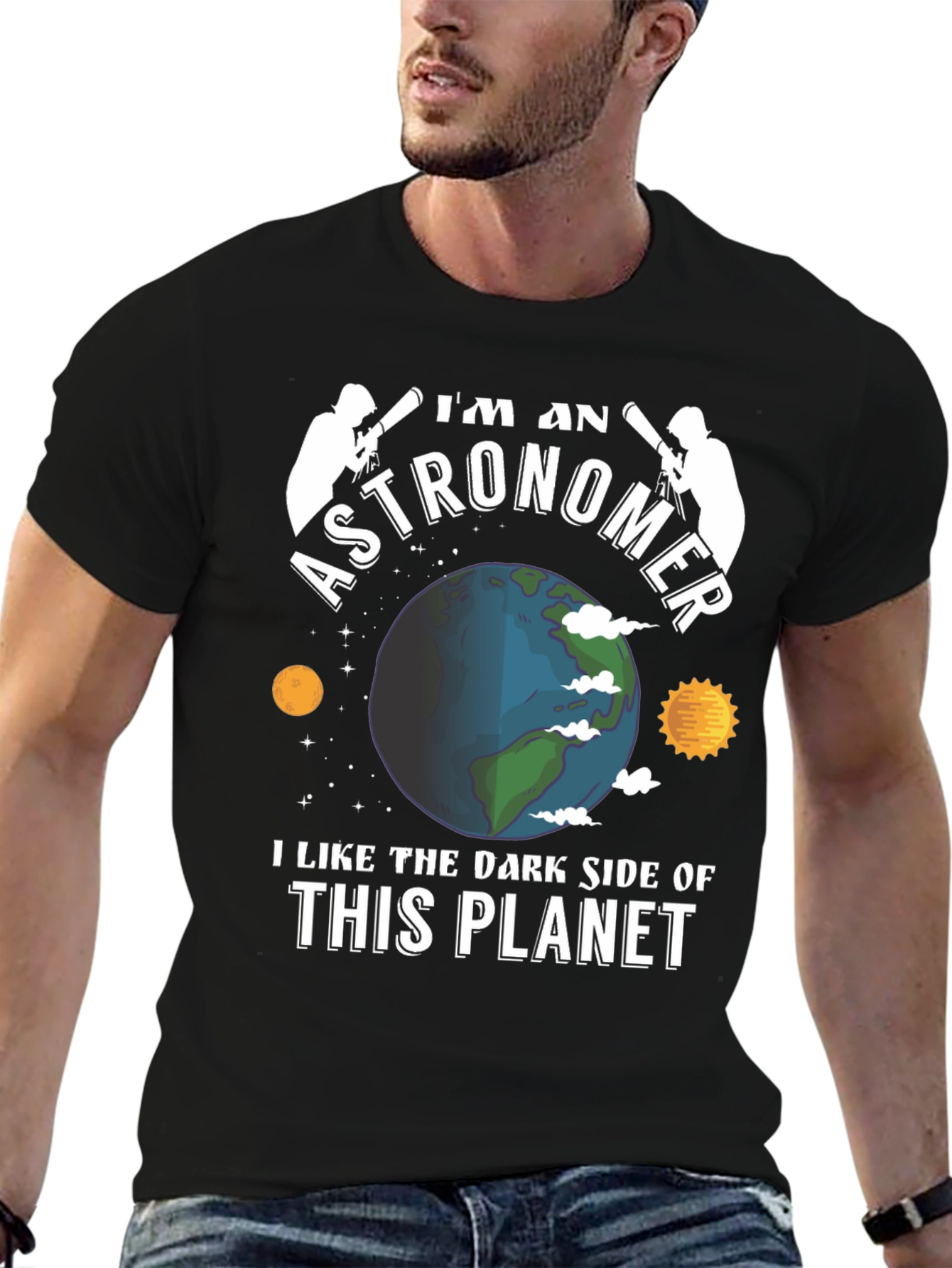 Im An Astronomer T-Shirt - Dark Side Planet Tee