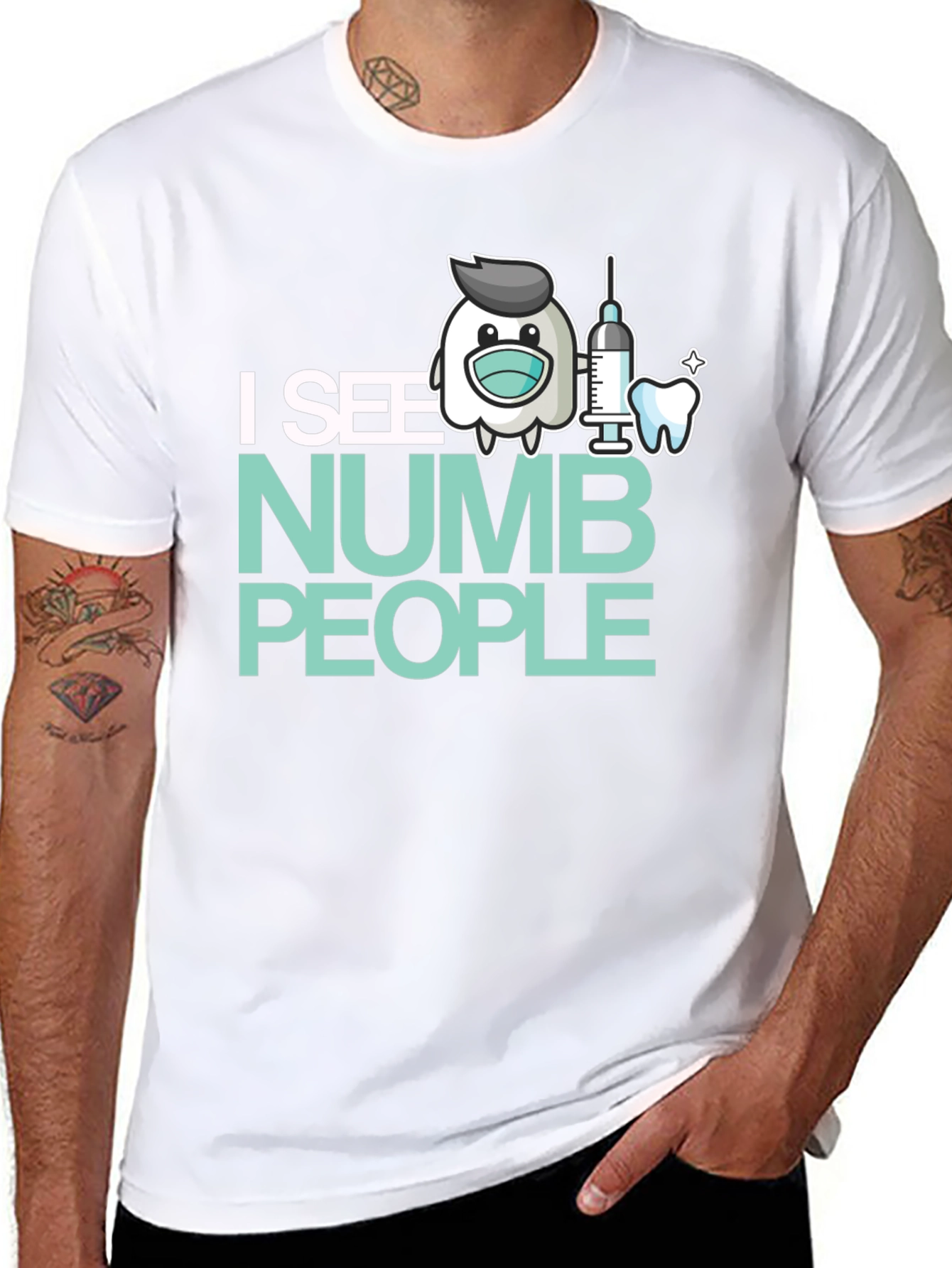 I See Numb People Dentist T-Shirt