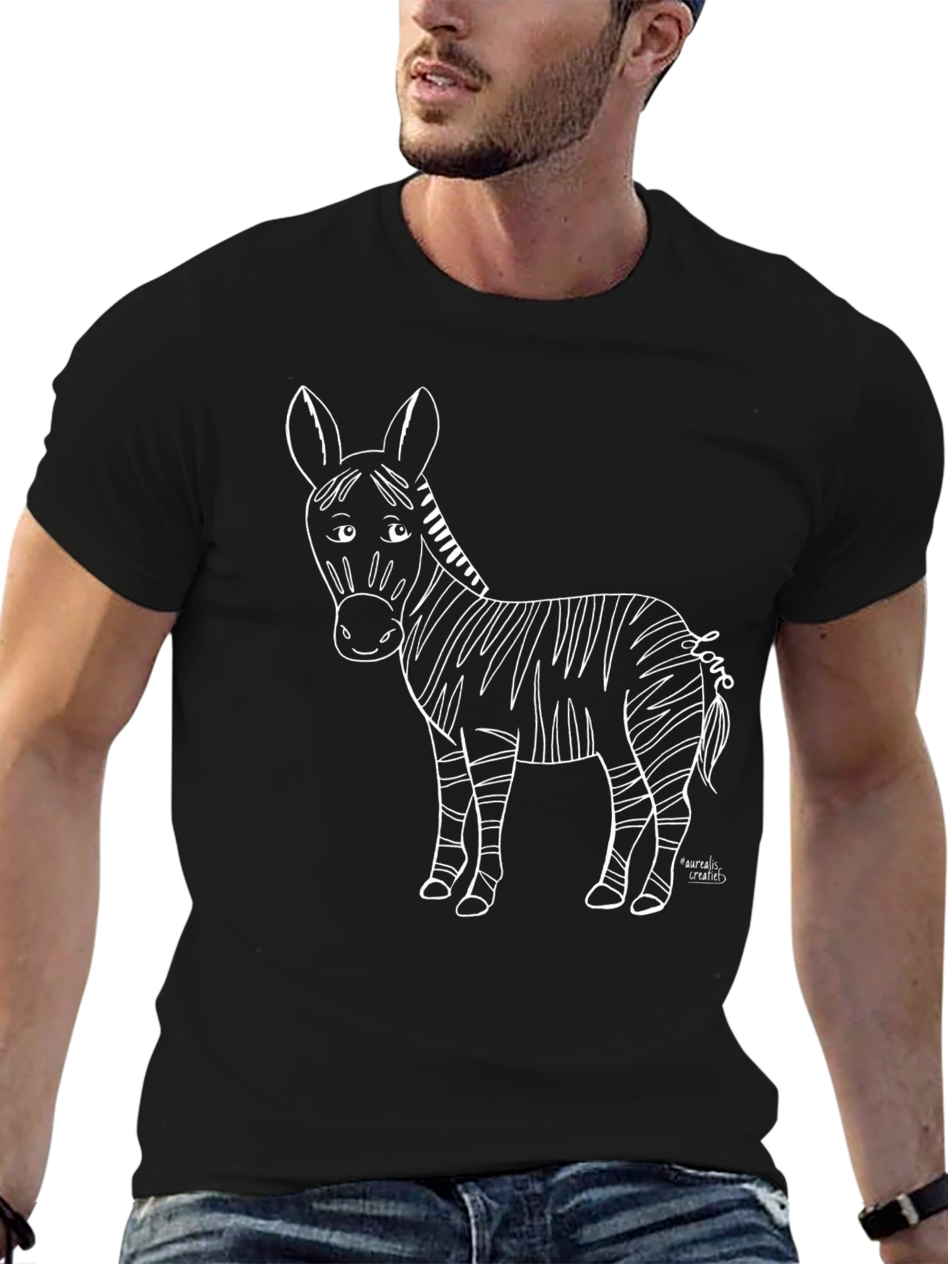 Zebra Love Tee - Unisex Graphic T-Shirt