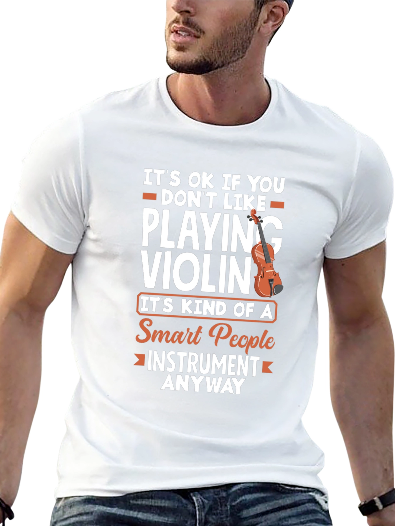 Funny Violinist T-Shirt: Smart People Instrument