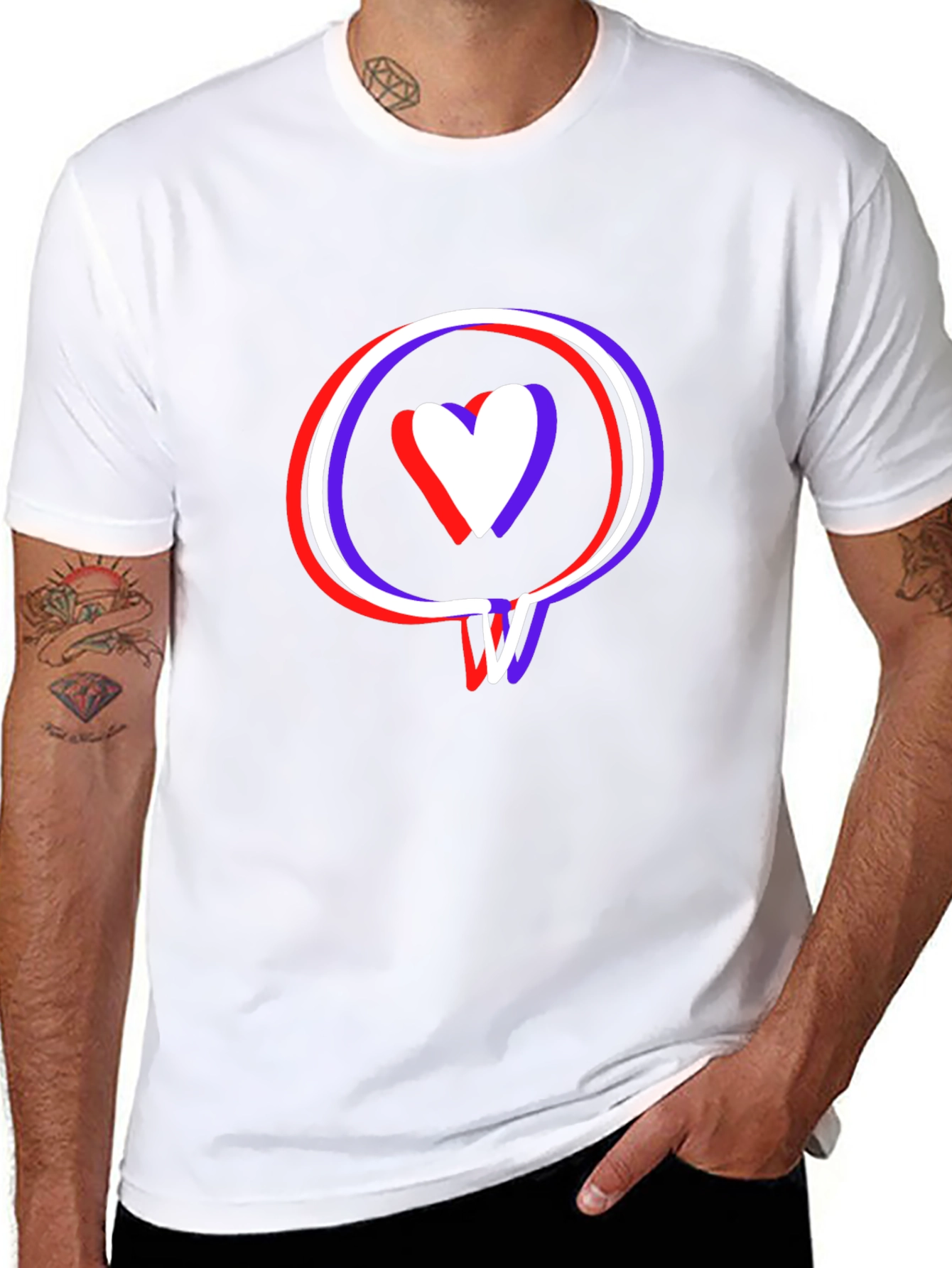 Love Bubble Graphic Tee - Trendy Black Cotton T-Shirt