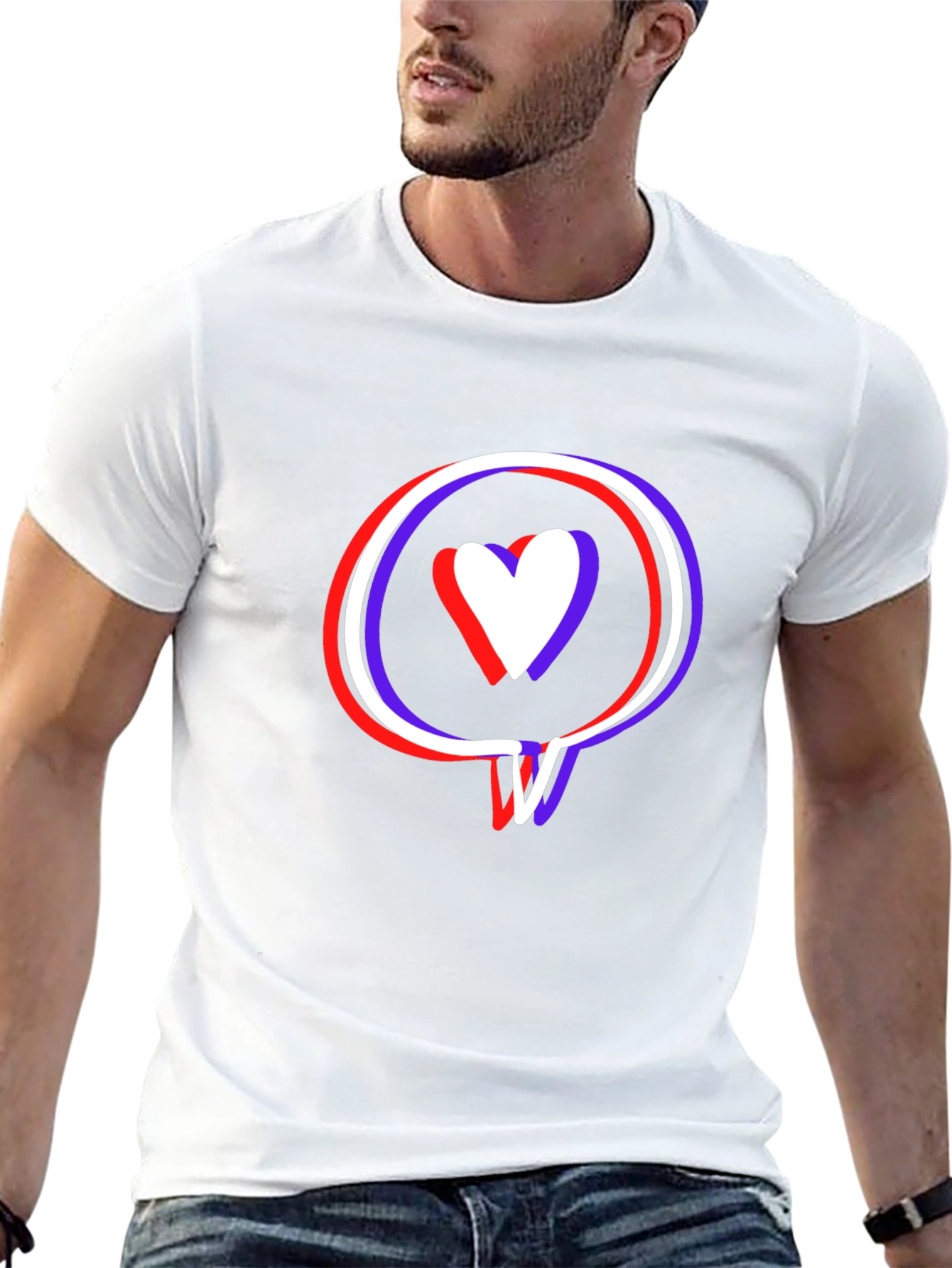 Love Bubble Graphic Tee - Trendy Black Cotton T-Shirt