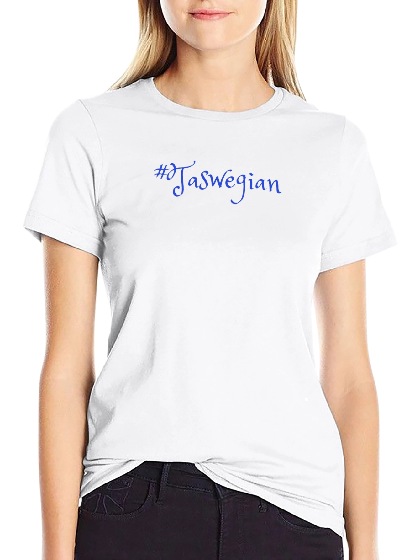 #Jaswegian Graphic T-Shirt - Black Crew Neck