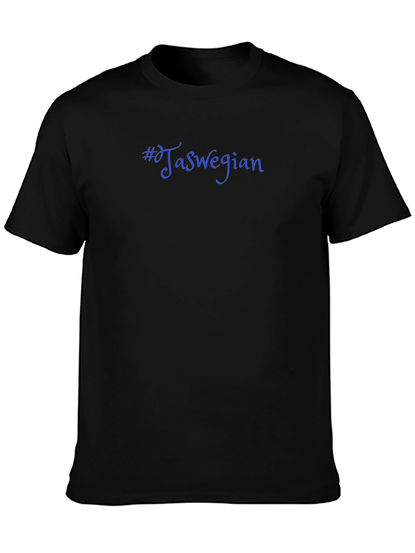 #Jaswegian Graphic T-Shirt - Black Crew Neck