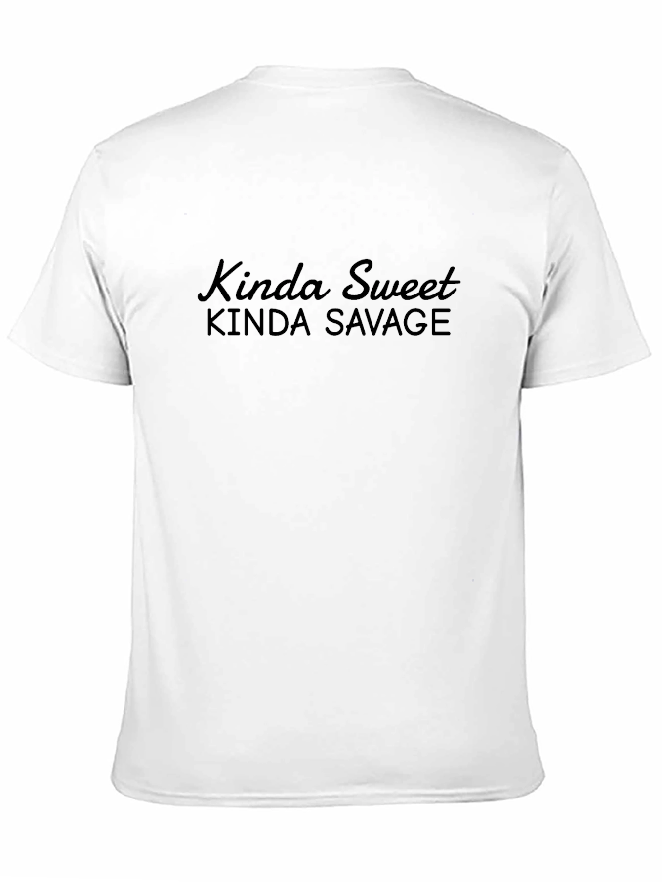 Kinda Sweet Kinda Savage Black Tee