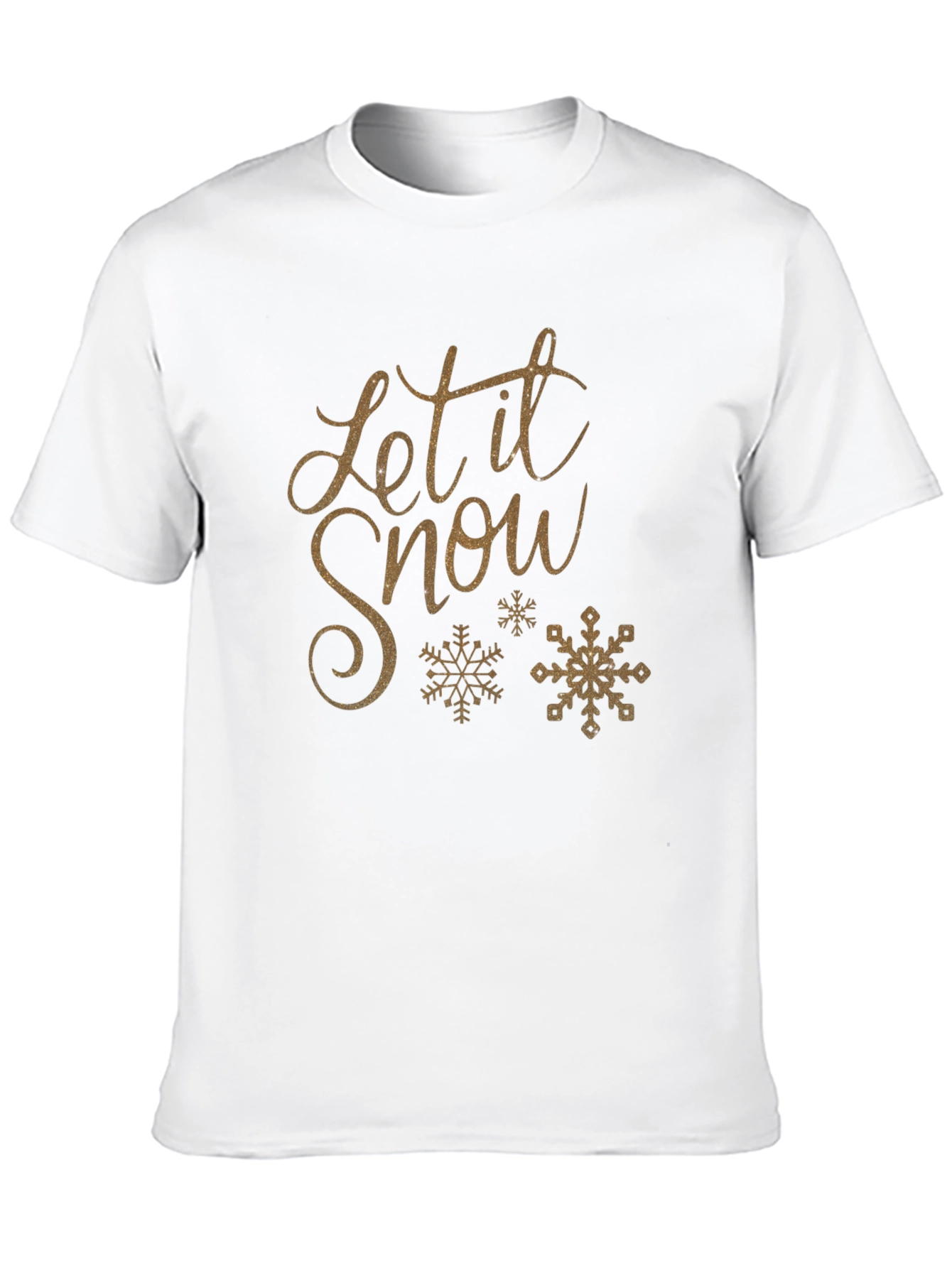 Let it Snow Graphic Tee - Holiday Winter T-Shirt