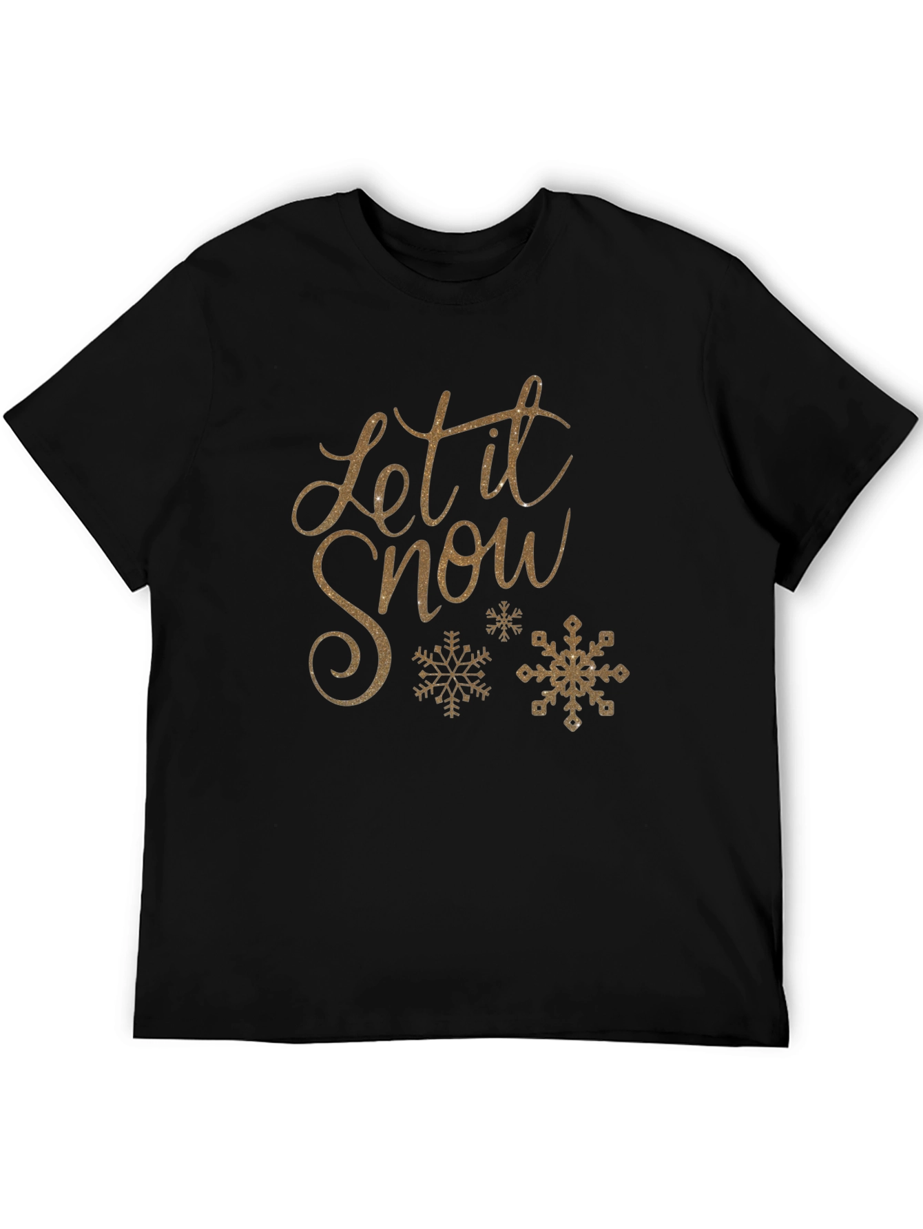 Let it Snow Graphic Tee - Holiday Winter T-Shirt