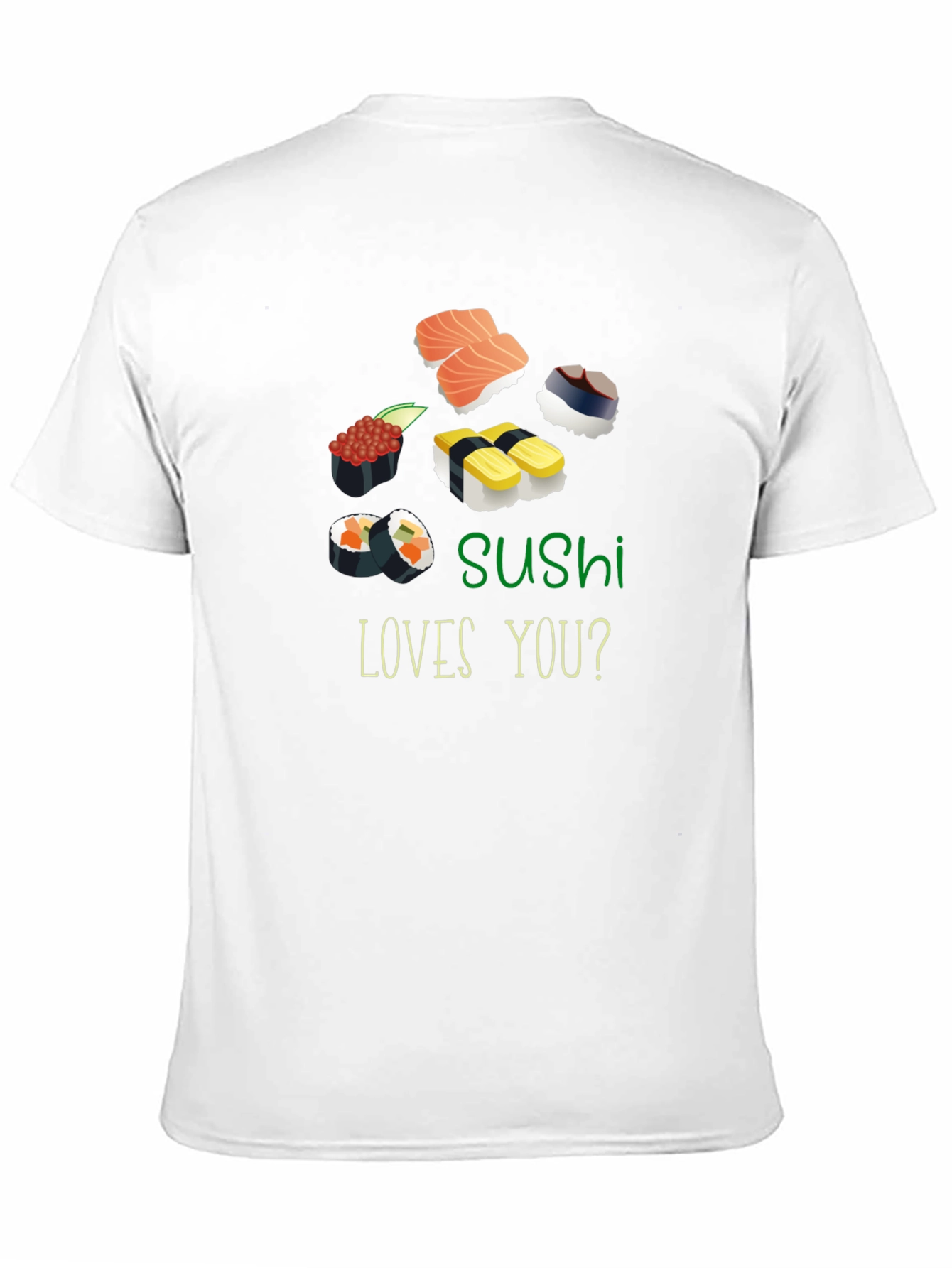 Sushi Loves You? Black T-Shirt