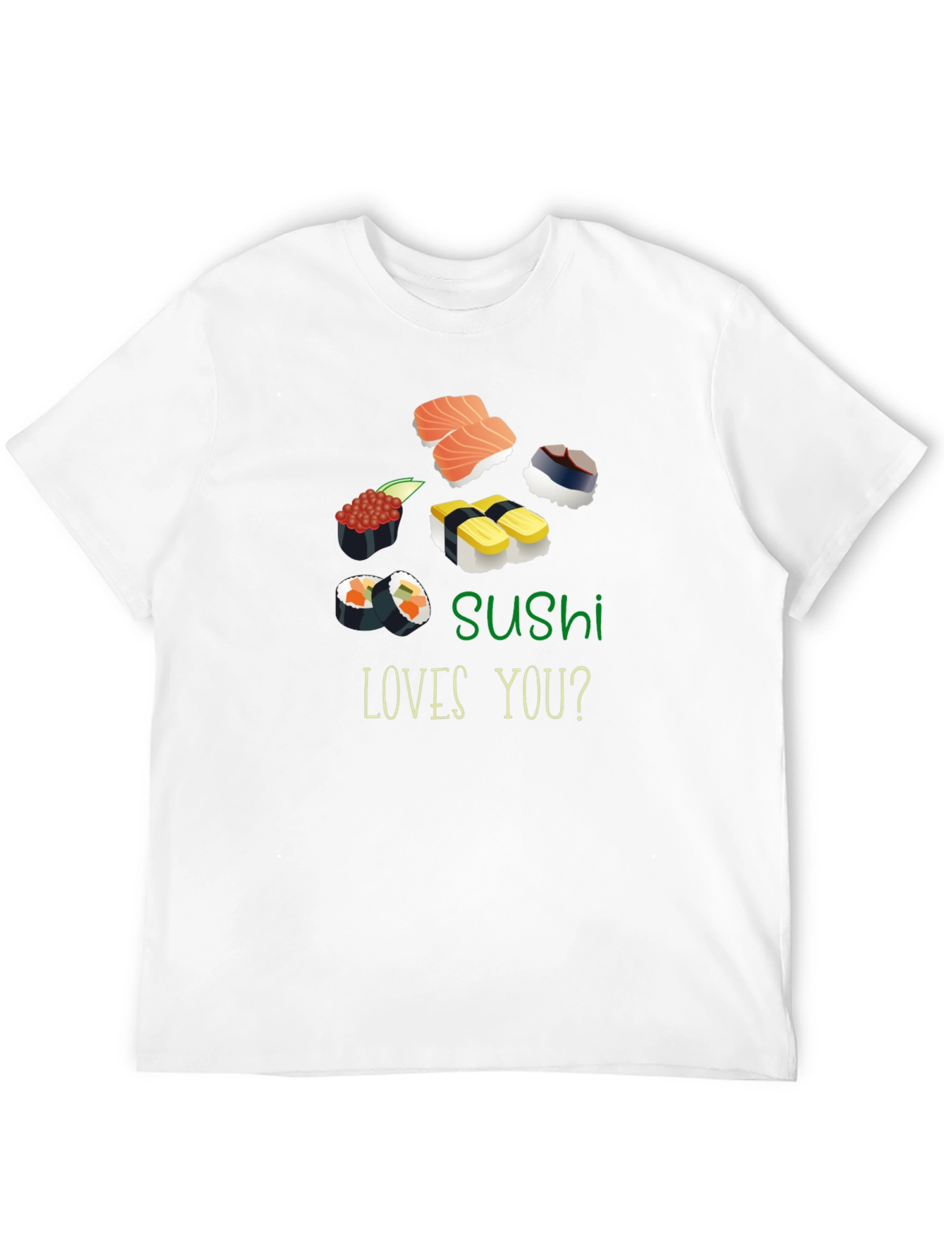 Sushi Loves You? Black T-Shirt