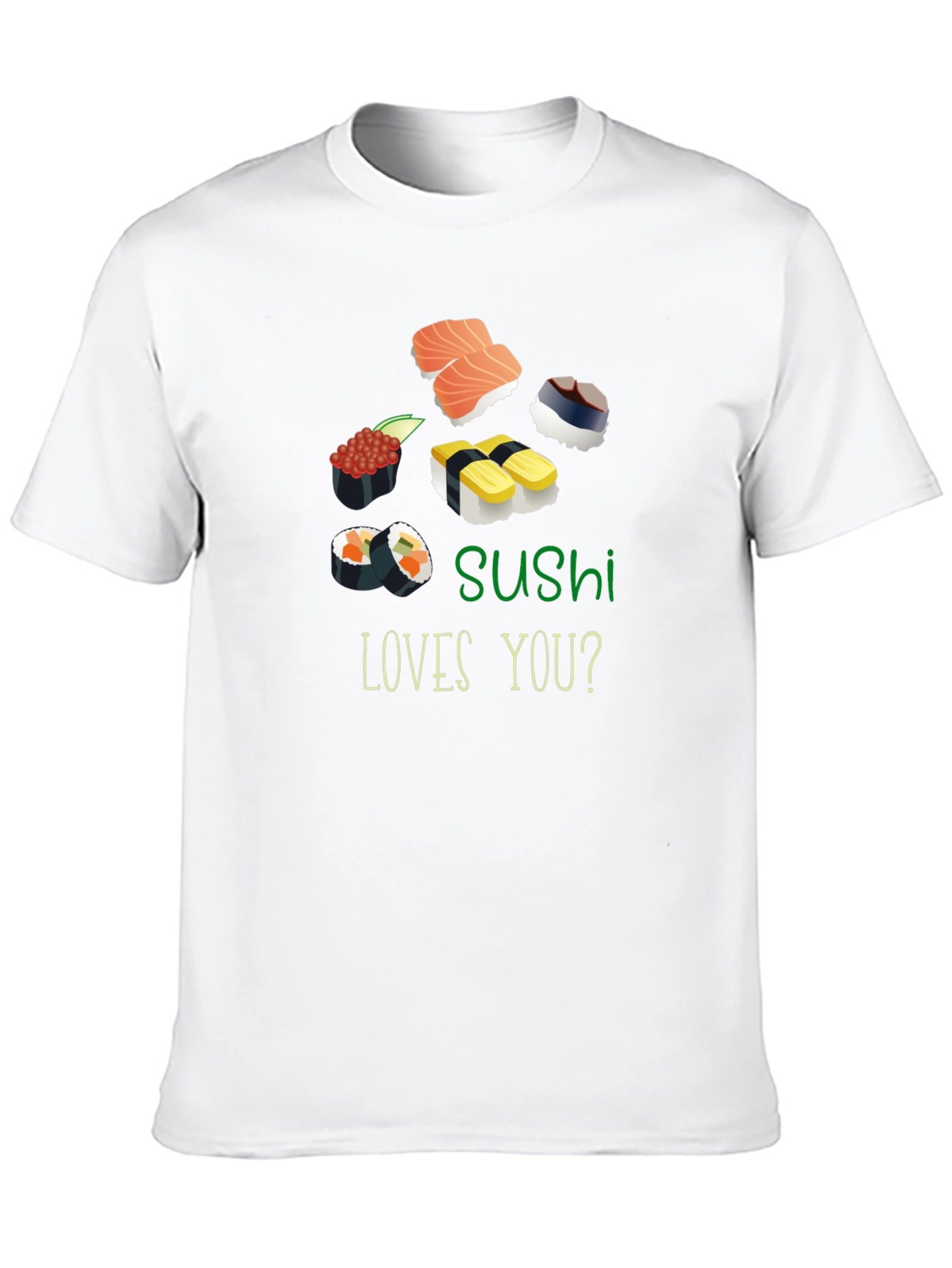 Sushi Loves You? Black T-Shirt
