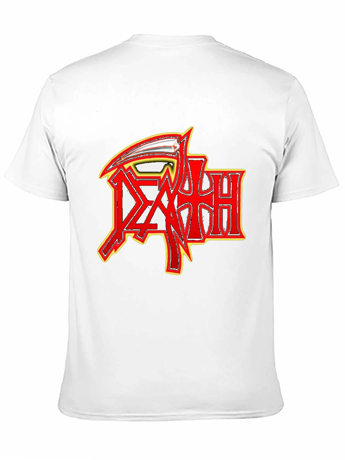 Black Graphic Tee - Death Metal Band Logo