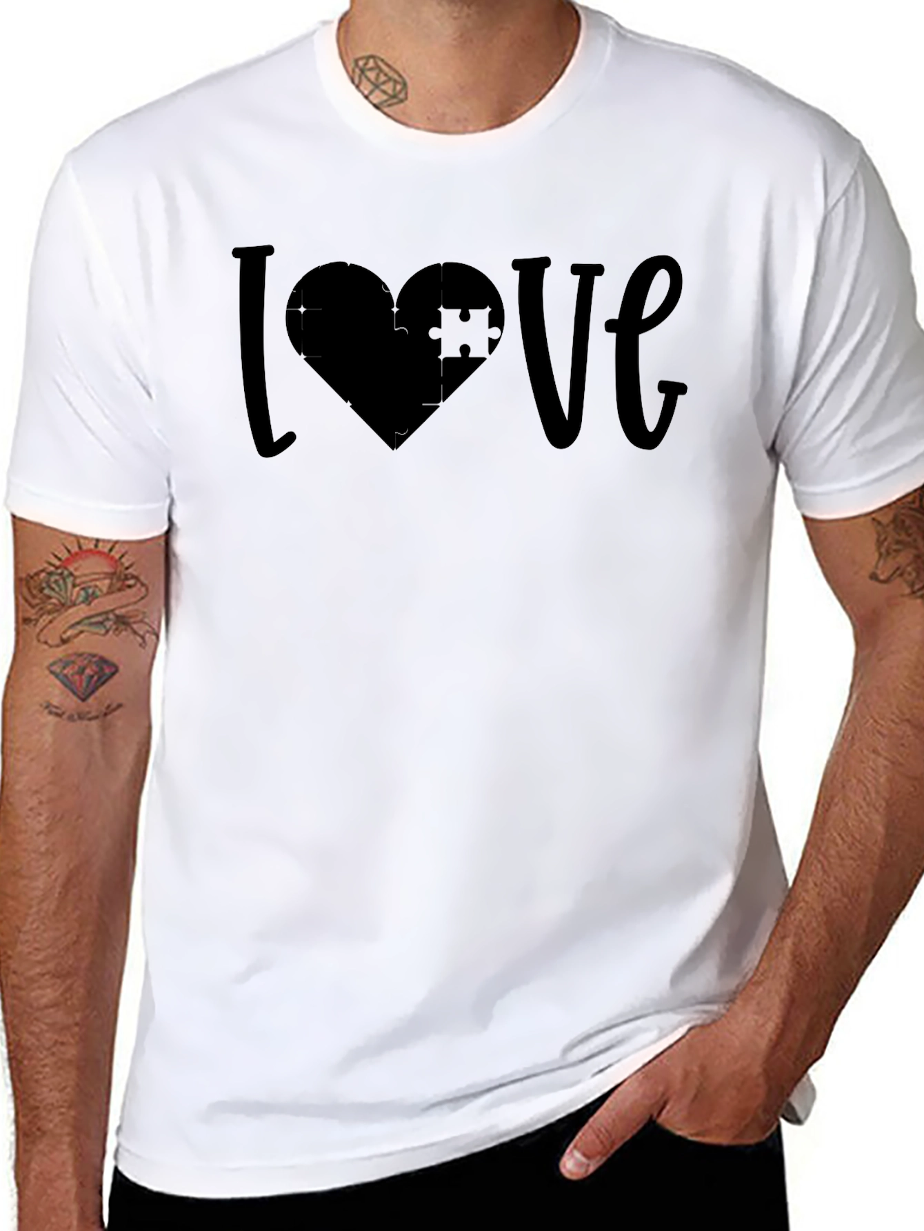 Autism Awareness Love Heart T-Shirt