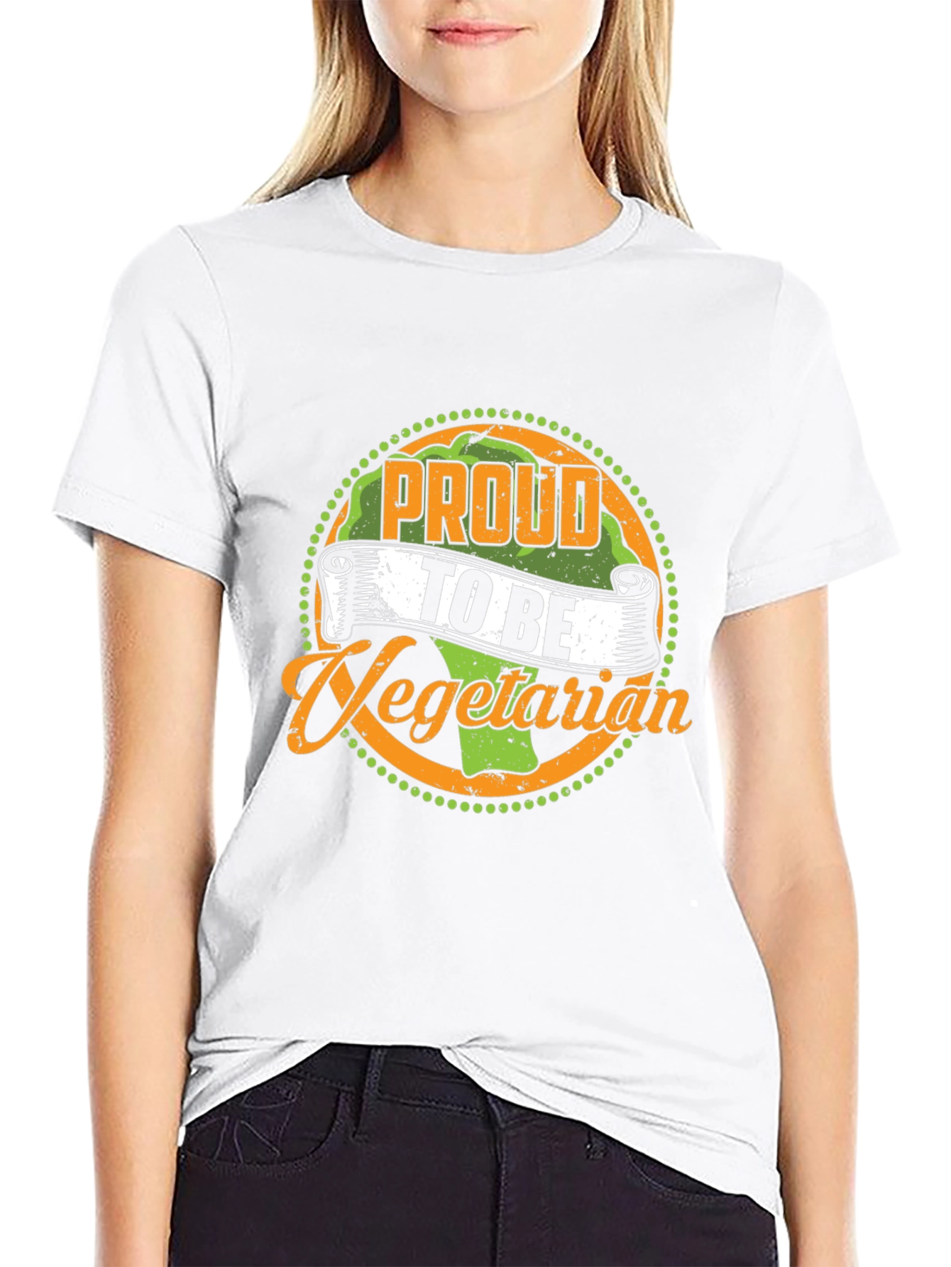 Proud to Be Vegetarian Graphic T-Shirt