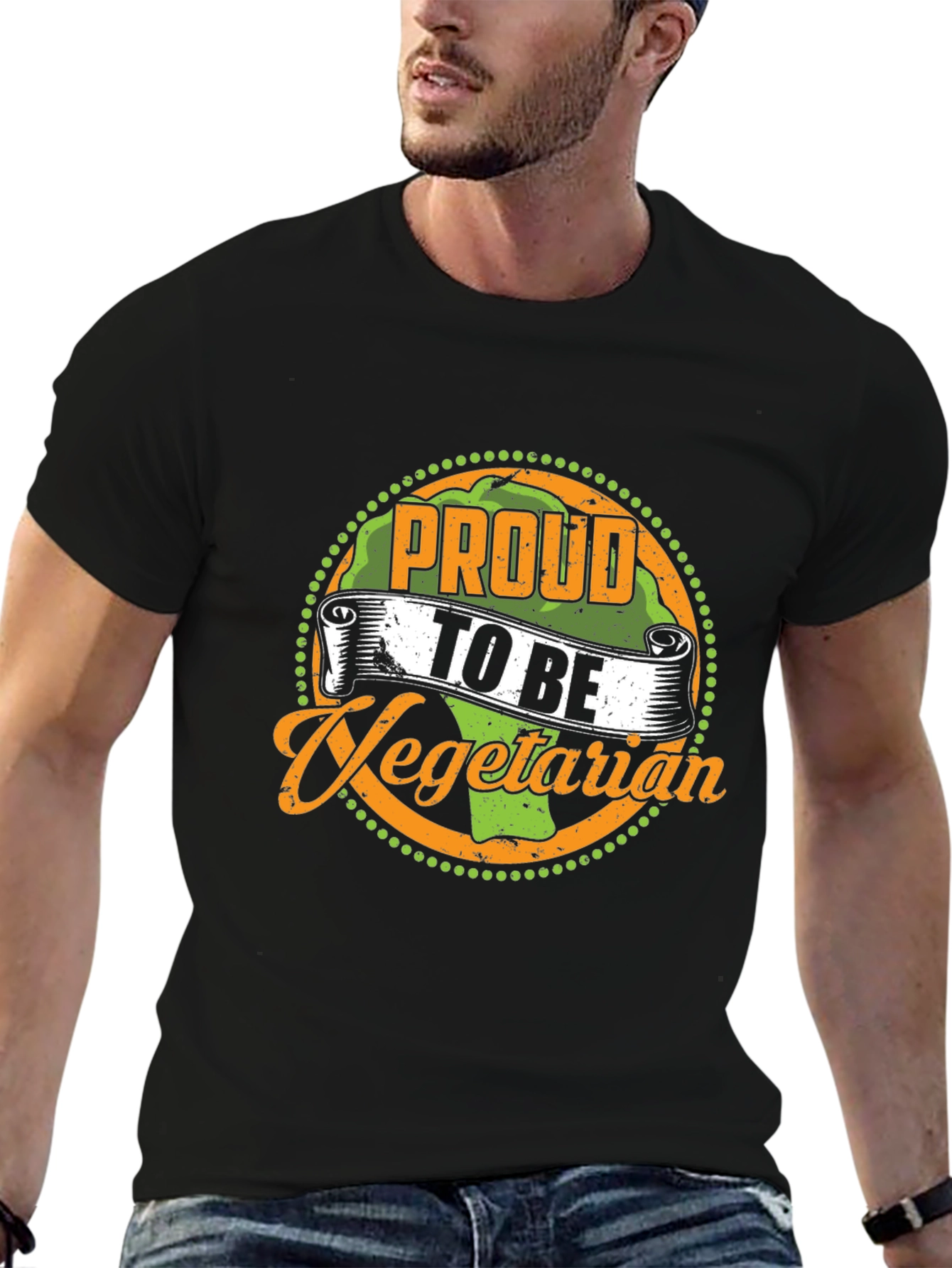 Proud to Be Vegetarian Graphic T-Shirt