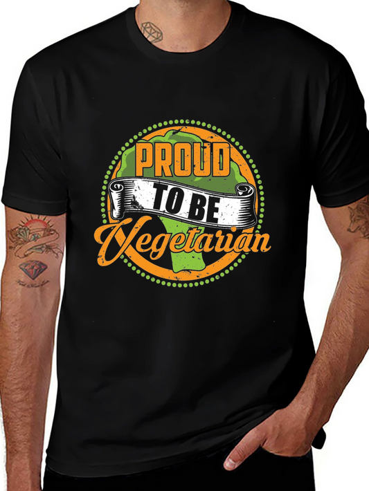 Proud to Be Vegetarian Graphic T-Shirt
