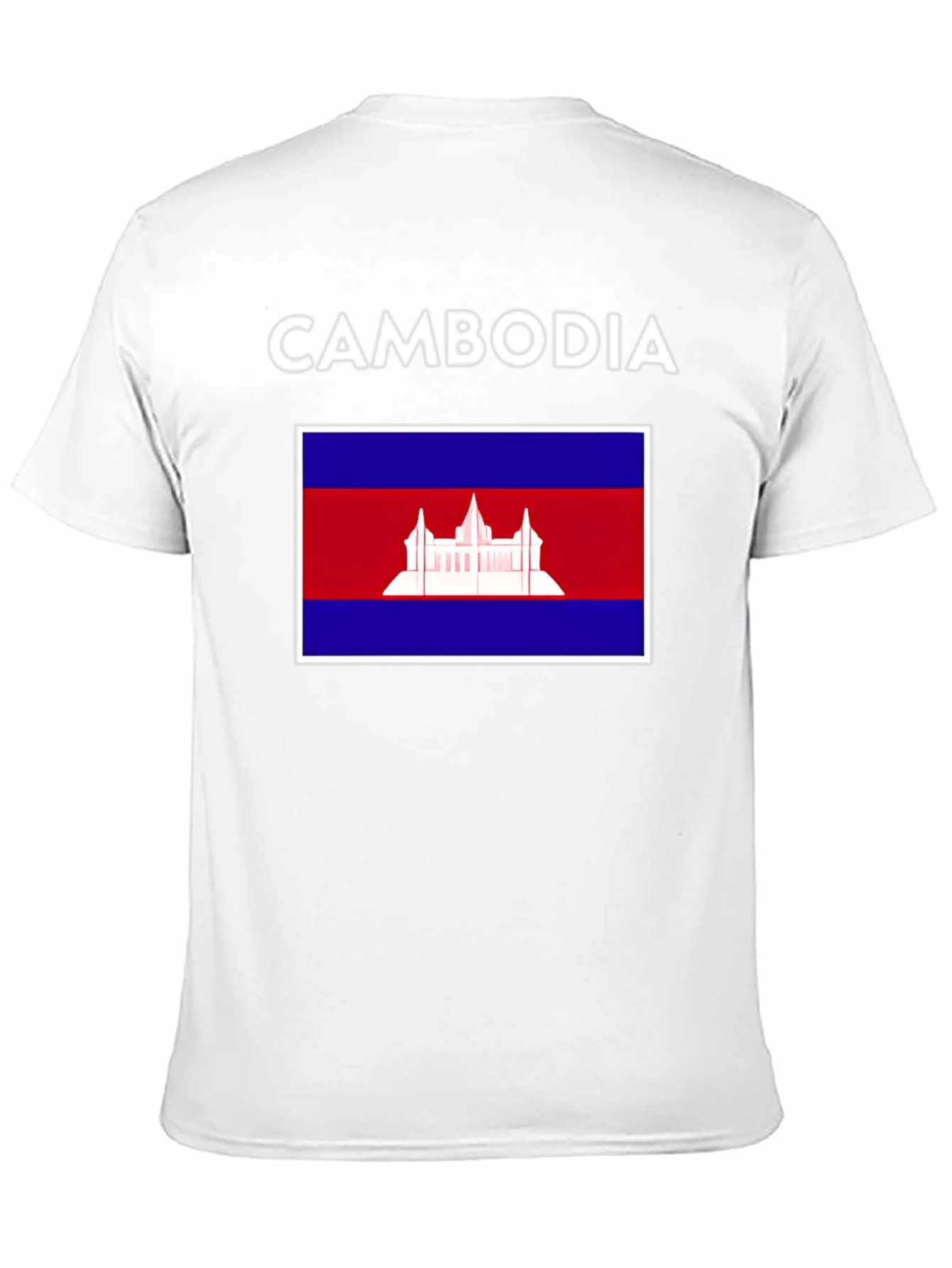 Cambodia Flag T-Shirt - Patriotic Tee