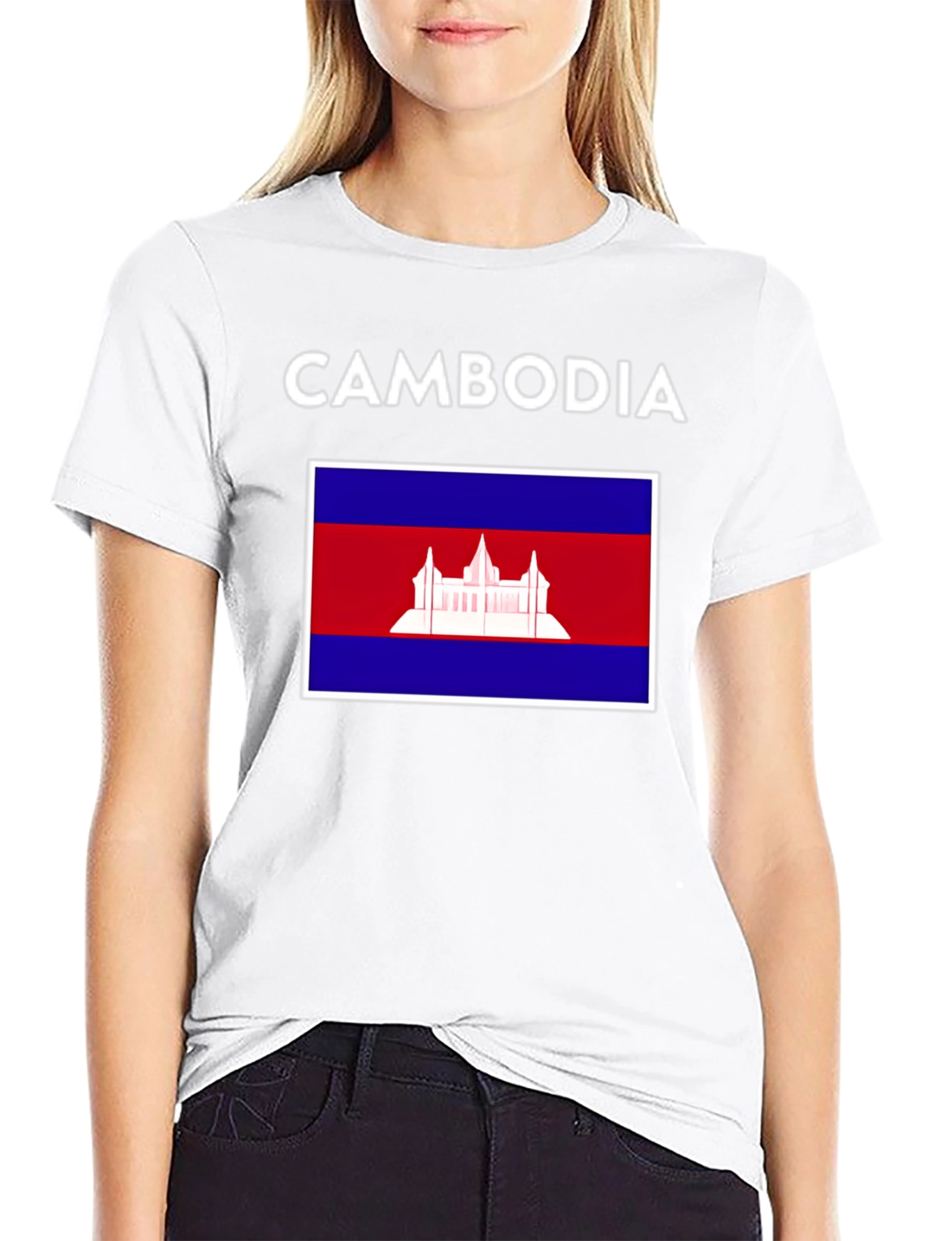 Cambodia Flag T-Shirt - Patriotic Tee