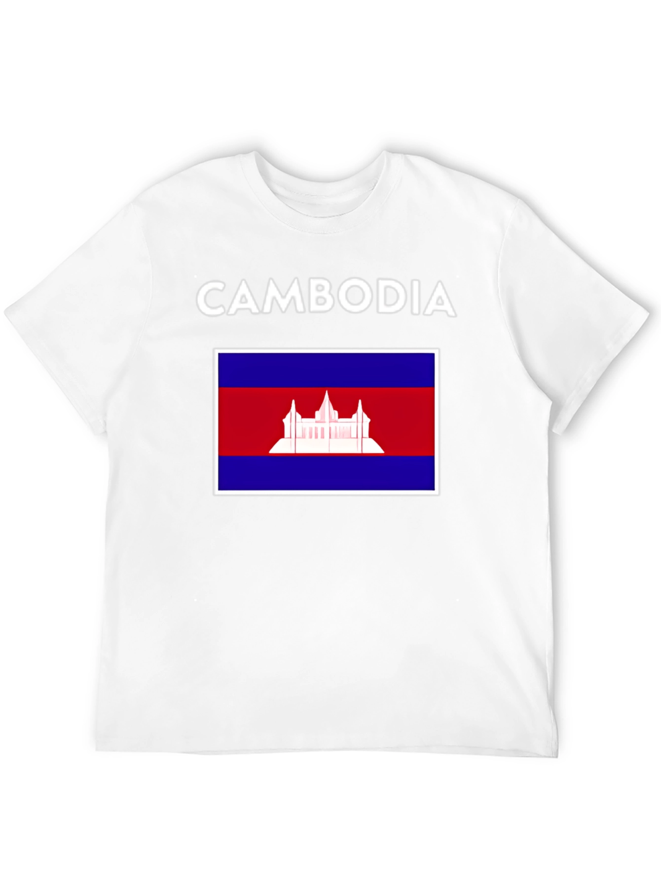 Cambodia Flag T-Shirt - Patriotic Tee