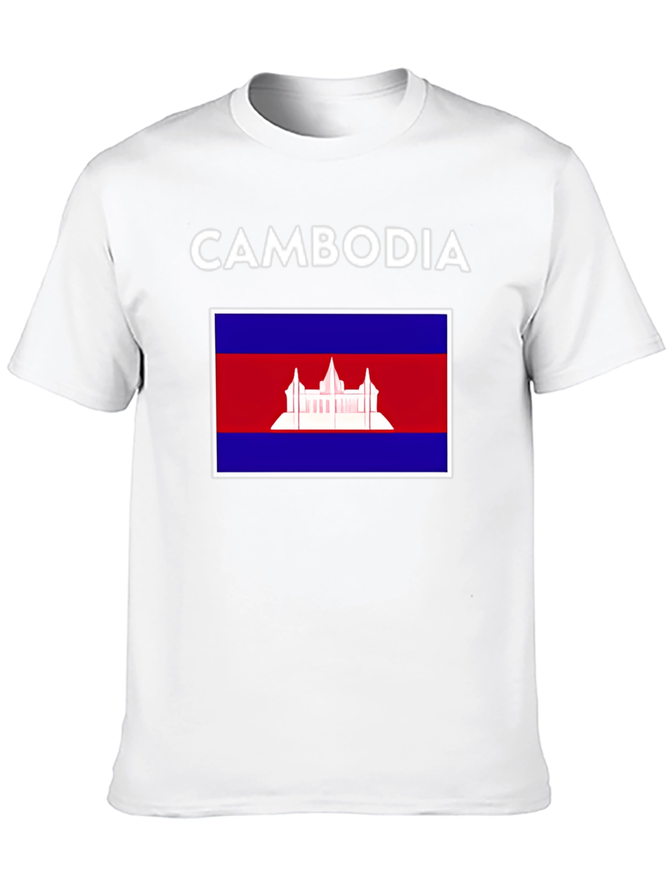 Cambodia Flag T-Shirt - Patriotic Tee