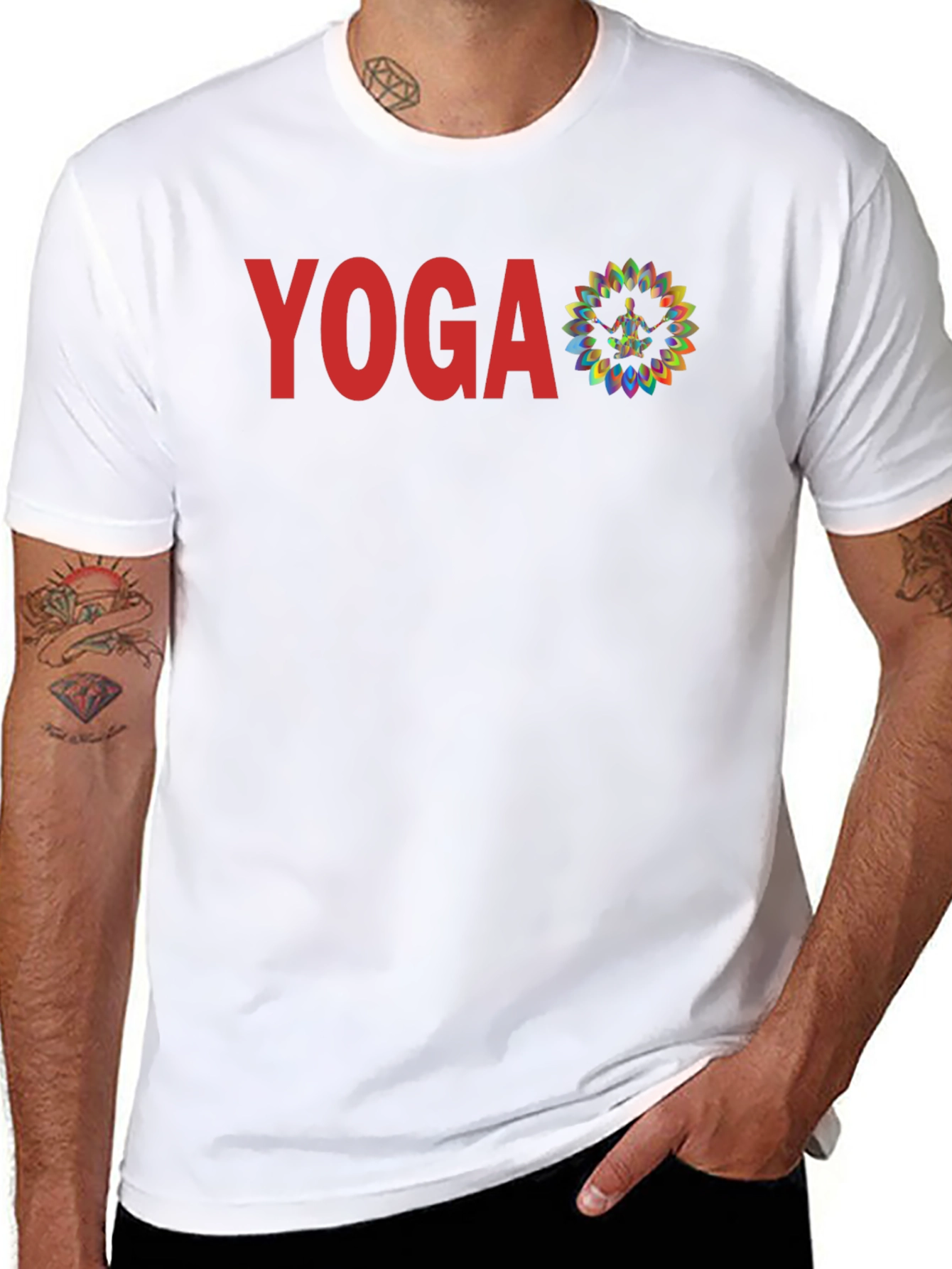 Yoga Graphic Tee - Meditate in Style!