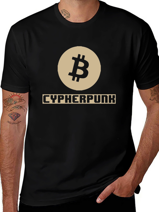Cypherpunk Bitcoin Graphic T-Shirt