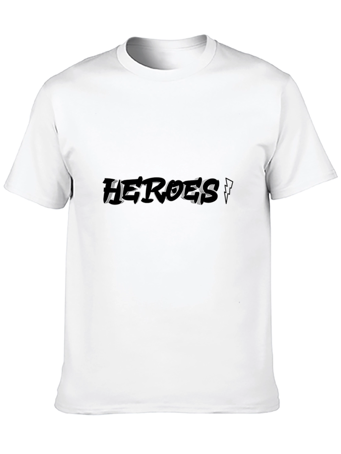 Heroes Black T-Shirt - Graphic Tee