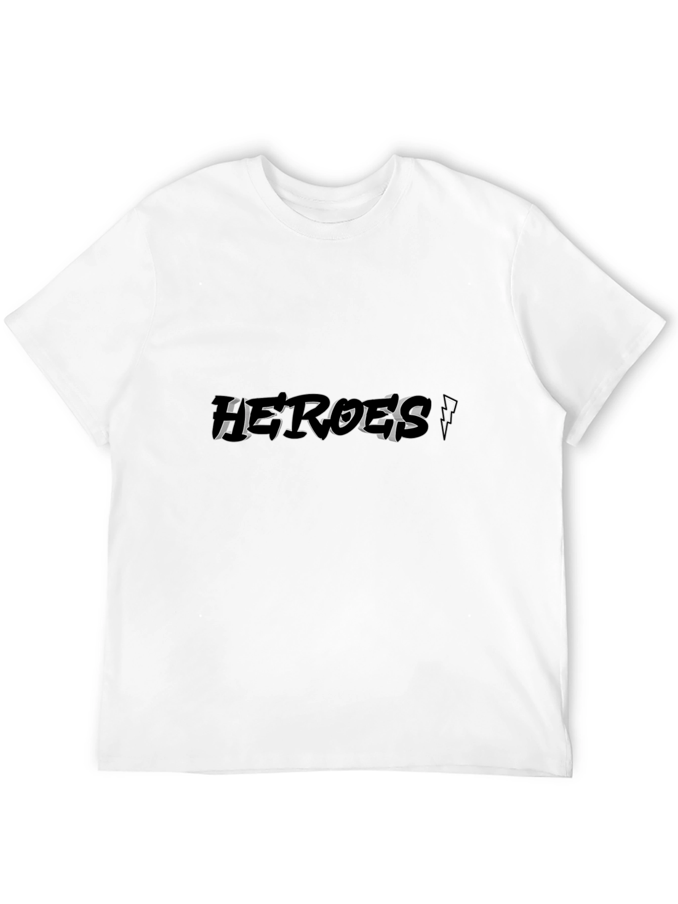 Heroes Black T-Shirt - Graphic Tee