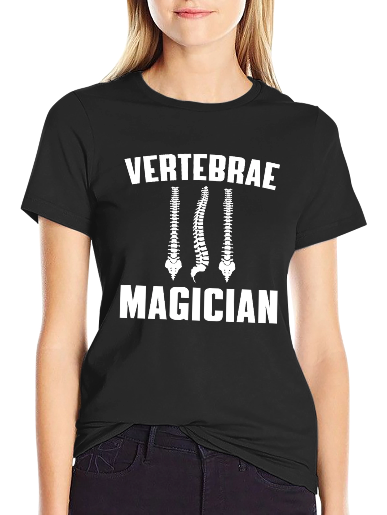 Vertebrae Magician Black T-Shirt