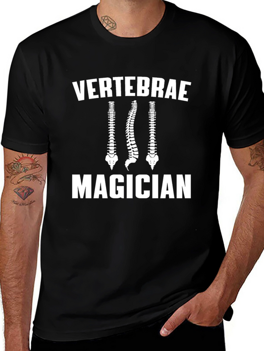 Vertebrae Magician Black T-Shirt