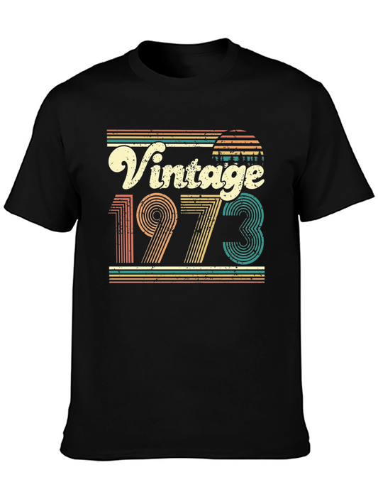 Vintage 1973 T-Shirt - Retro Style Birthday Tee