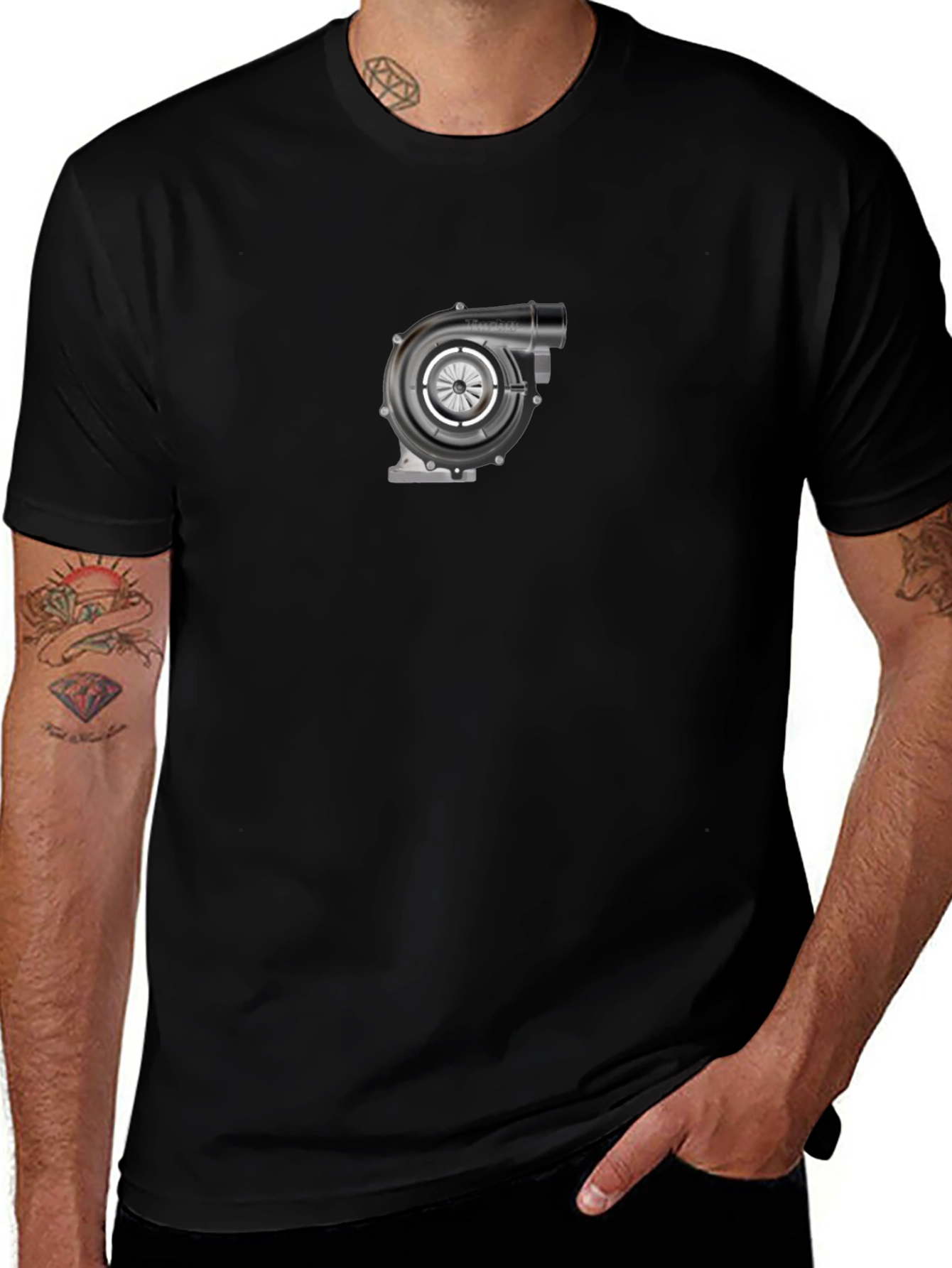 Turbo Graphic Tee - Cool Car Enthusiast Design