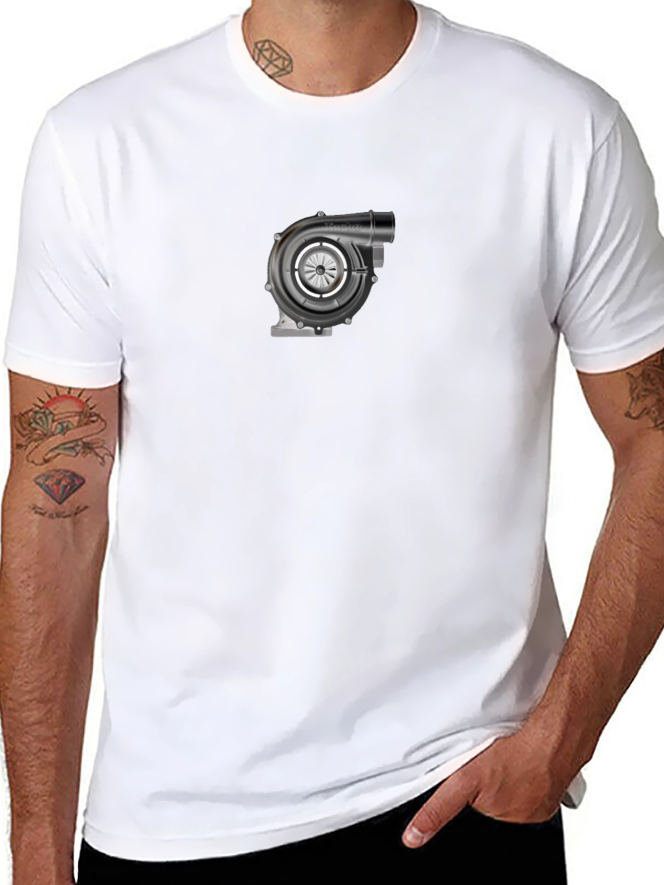 Turbo Graphic Tee - Cool Car Enthusiast Design