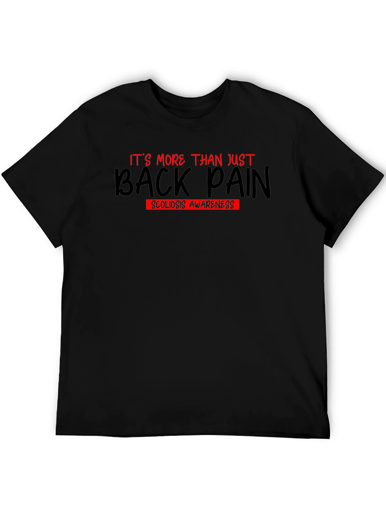 Back Pain Scoliosis Awareness T-Shirt